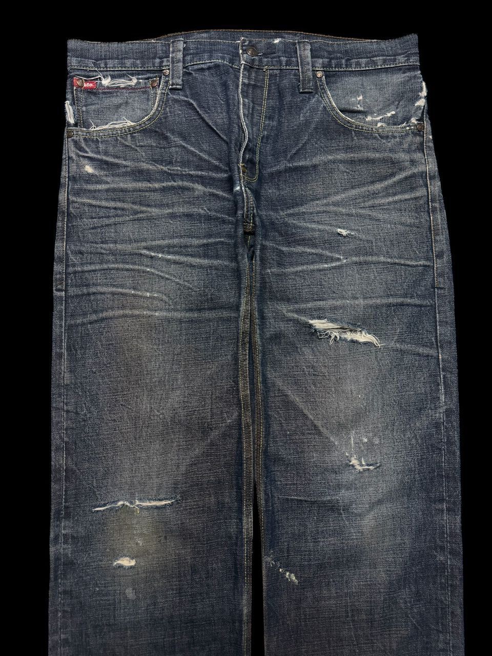 Lee INSANE Lee Copper Grunge 100 Anniversary Mudwash Distressed Size US 35 - 3 Thumbnail