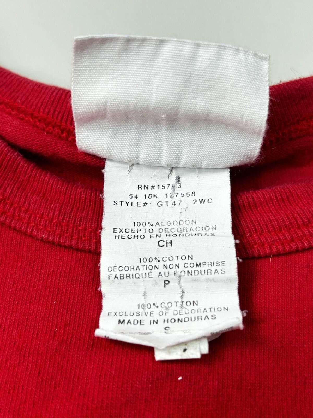 Champion Champion 90s Vintage Red Longsleeve T-Shirt Size Small Size US S / EU 44-46 / 1 - 6 Thumbnail