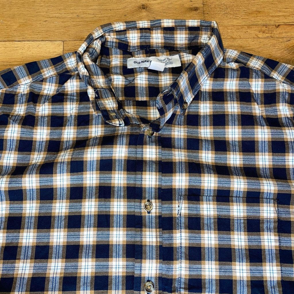 Old Navy OLD NAVY MEN'S LONG SLEEVE CHECK SHIRT SIZE .L Size US L / EU 52-54 / 3 - 3 Thumbnail