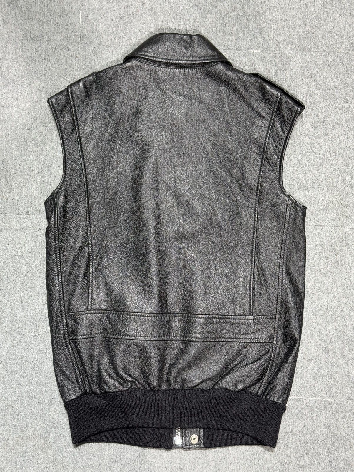 Hedi Slimane × Saint Laurent Paris AW15 Unseen Saint Laurent - Hedi Slimane - Leather Vest Size US S / EU 44-46 / 1 - 2 Thumbnail