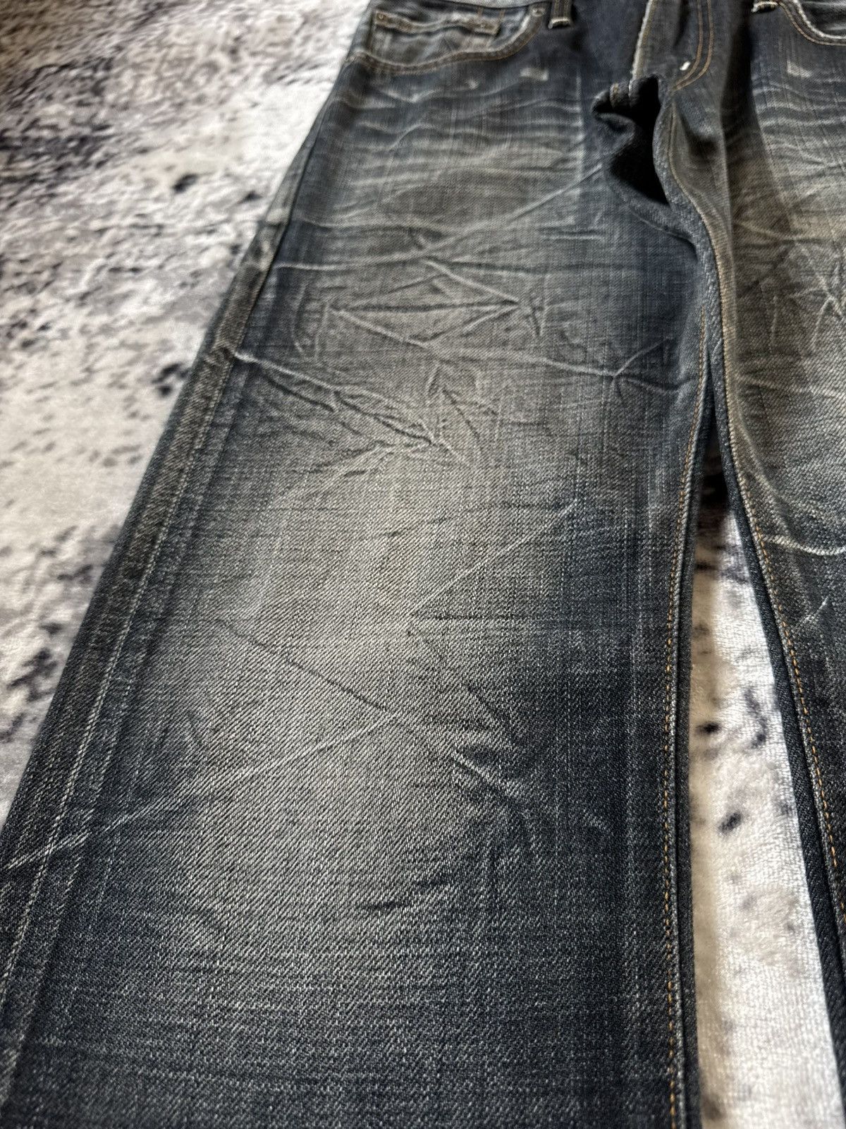 Edwin Edwin 502 Sulfur Denim Shadow Wash Jeans Size US 30 / EU 46 - 9 Thumbnail