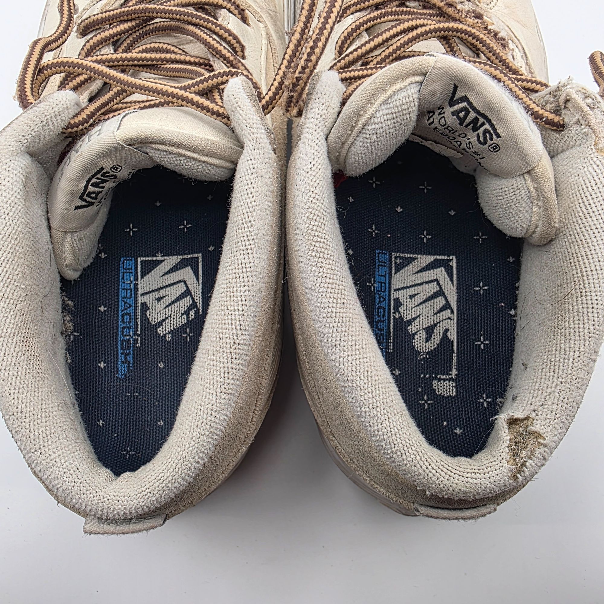 Vans Vans Half Cab Mens Size 7.5 White Sneaker Shoes Casual Skate Size US 7.5 / EU 40-41 - 6 Thumbnail