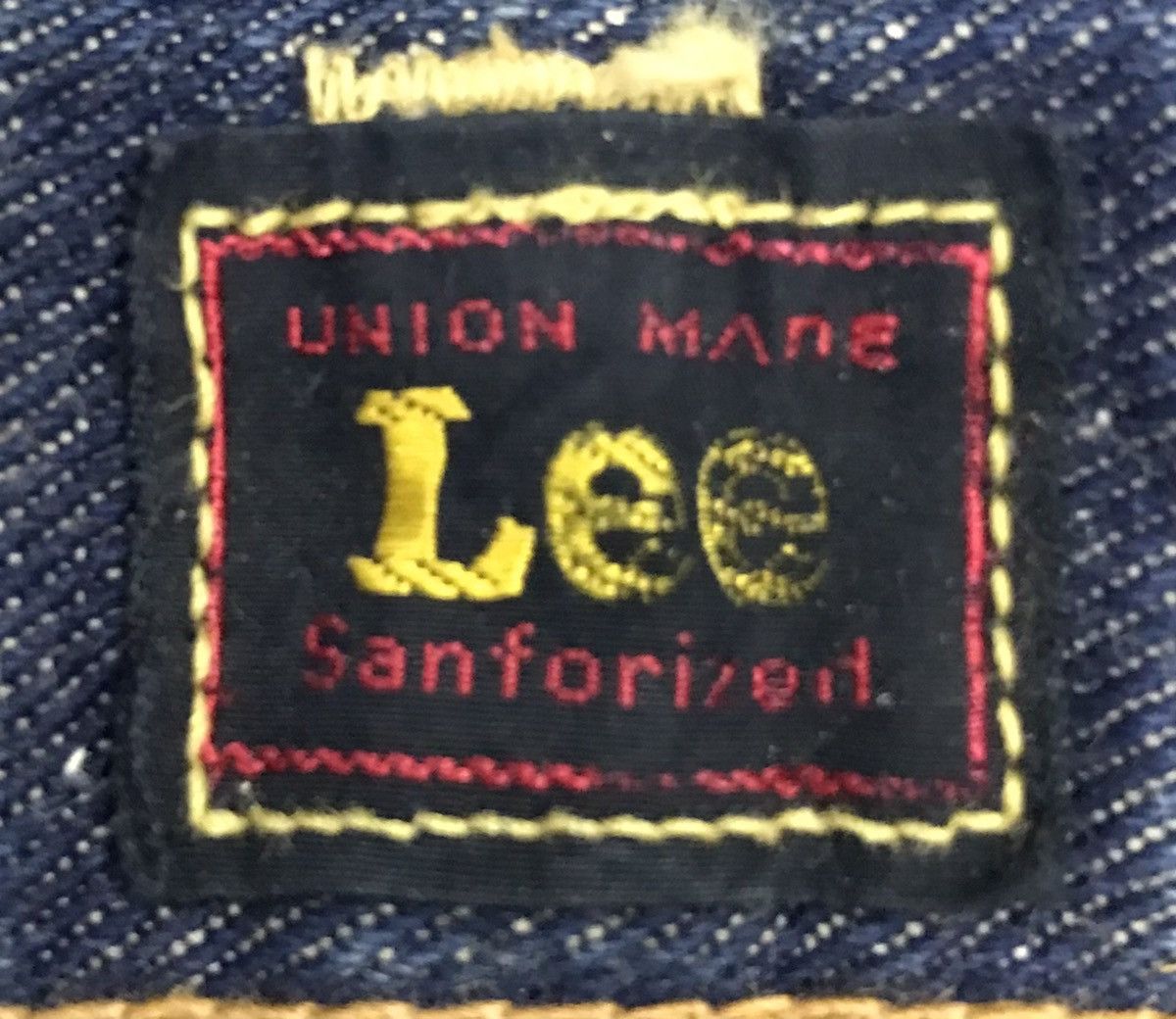 Lee × Vintage Vintage Union Made Sanforized Lee Denim Pants Size US 28 / EU 44 - 15 Thumbnail