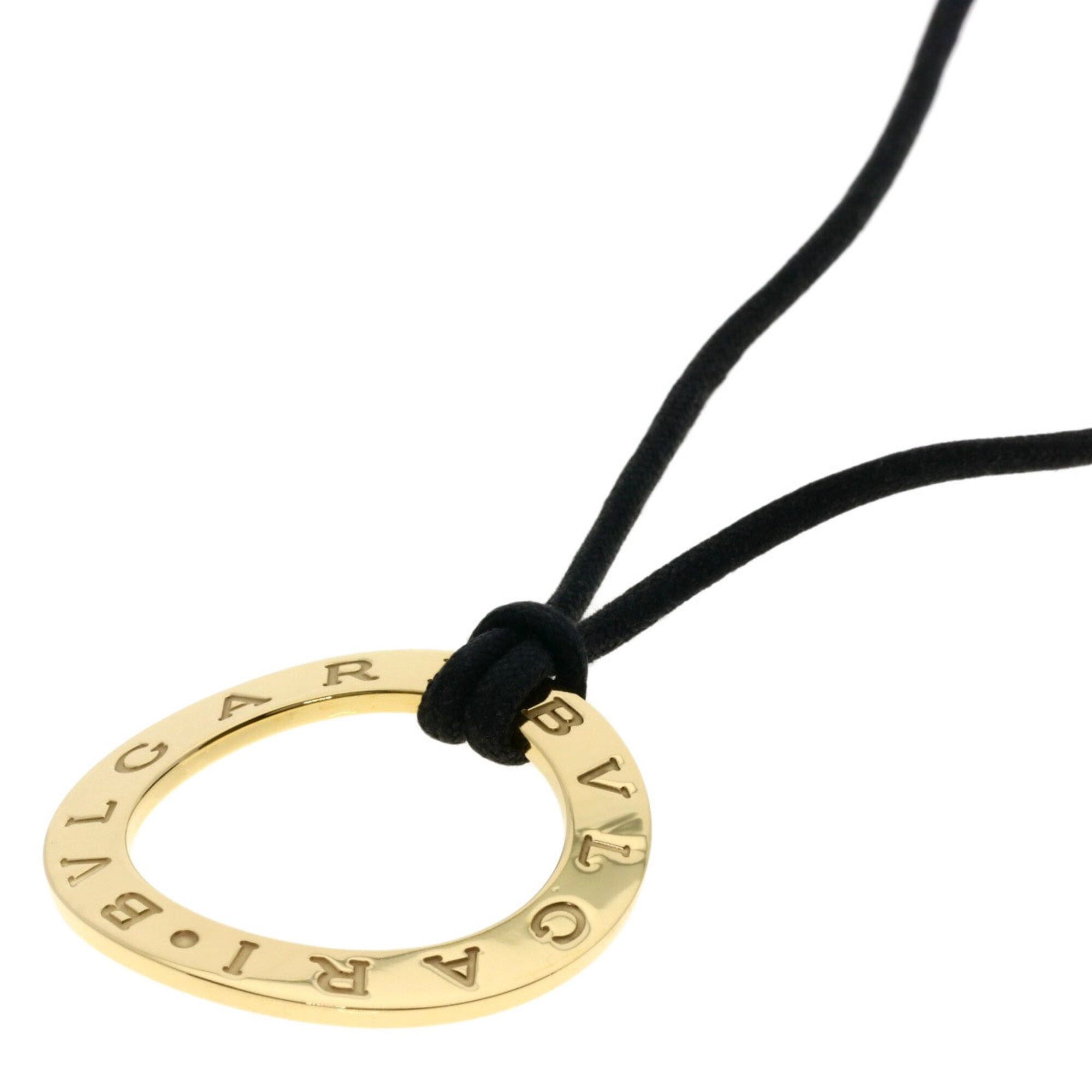 Bvlgari Bulgari Logo Circle Necklace, 18K Yellow Gold, Women's BVLGARI Size ONE SIZE - 1 Thumbnail