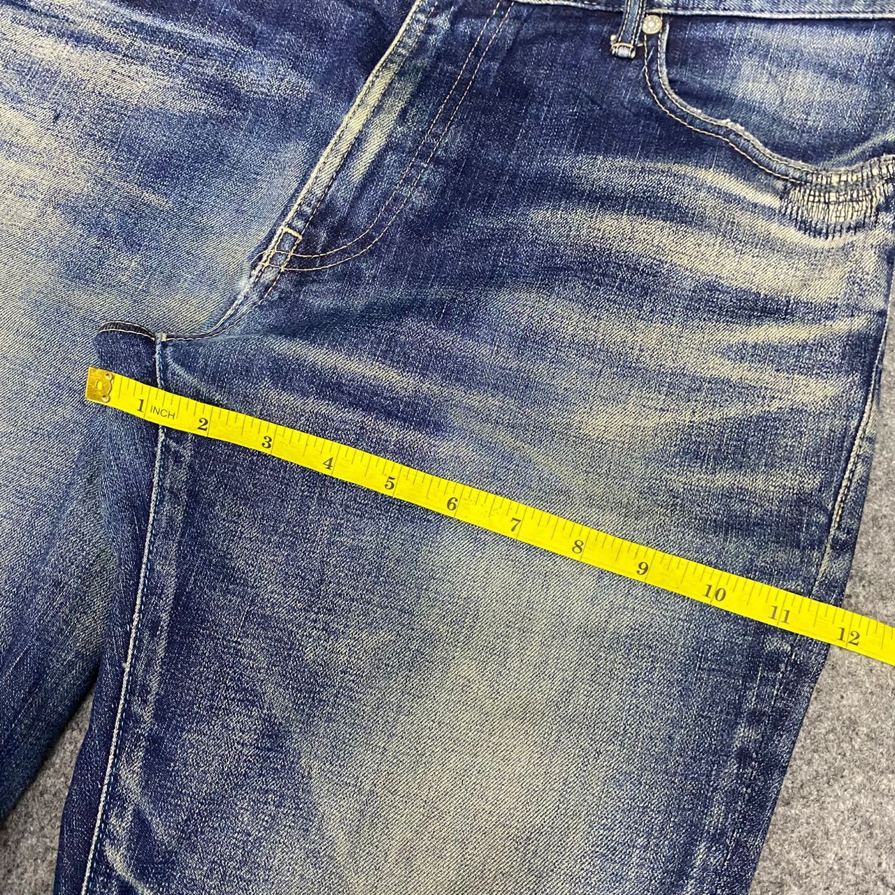 Japan Blue Jeans 💥Best Offer💥Vintage Japan Blue Jeans Distressed Denim Size US 34 / EU 50 - 5 Thumbnail