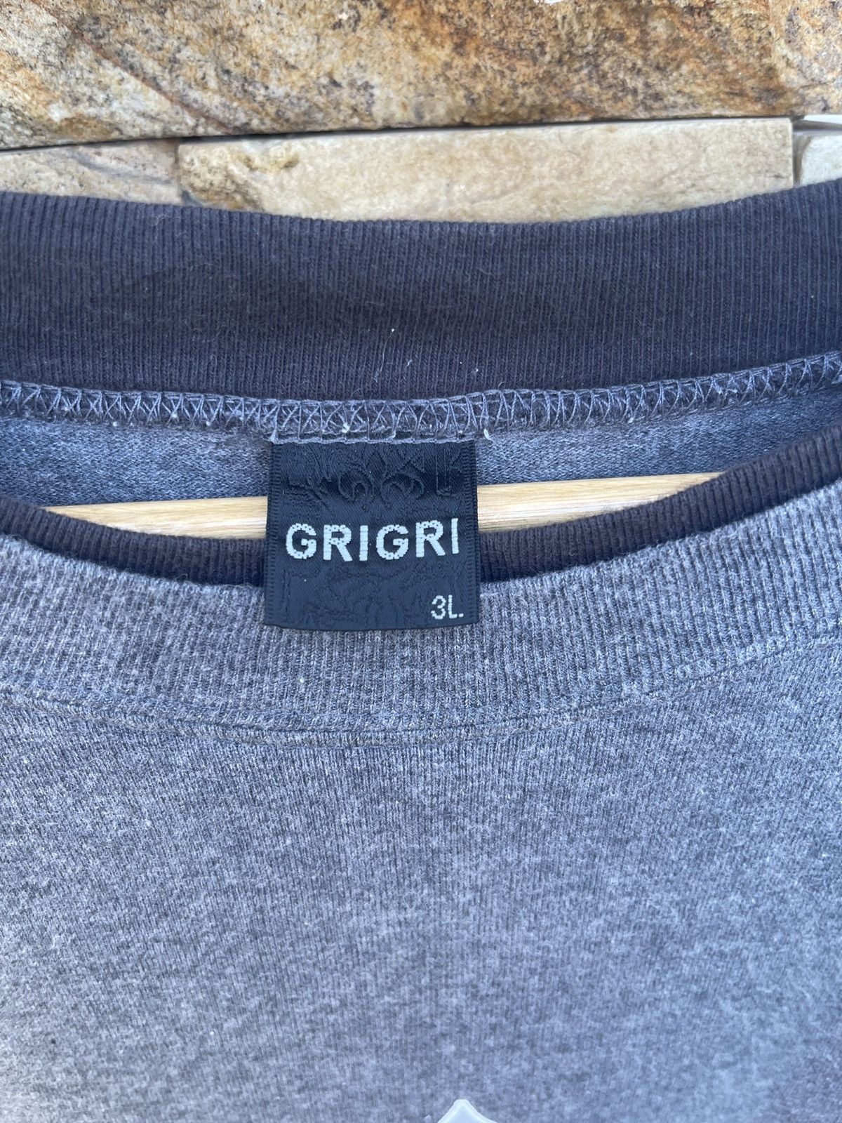 If Six Was Nine × Vintage Last Drop🔥Rare🔥Vintage Gri Gri Fire Big Logo T-Shirt Size US XXL / EU 58 / 5 - 7 Thumbnail