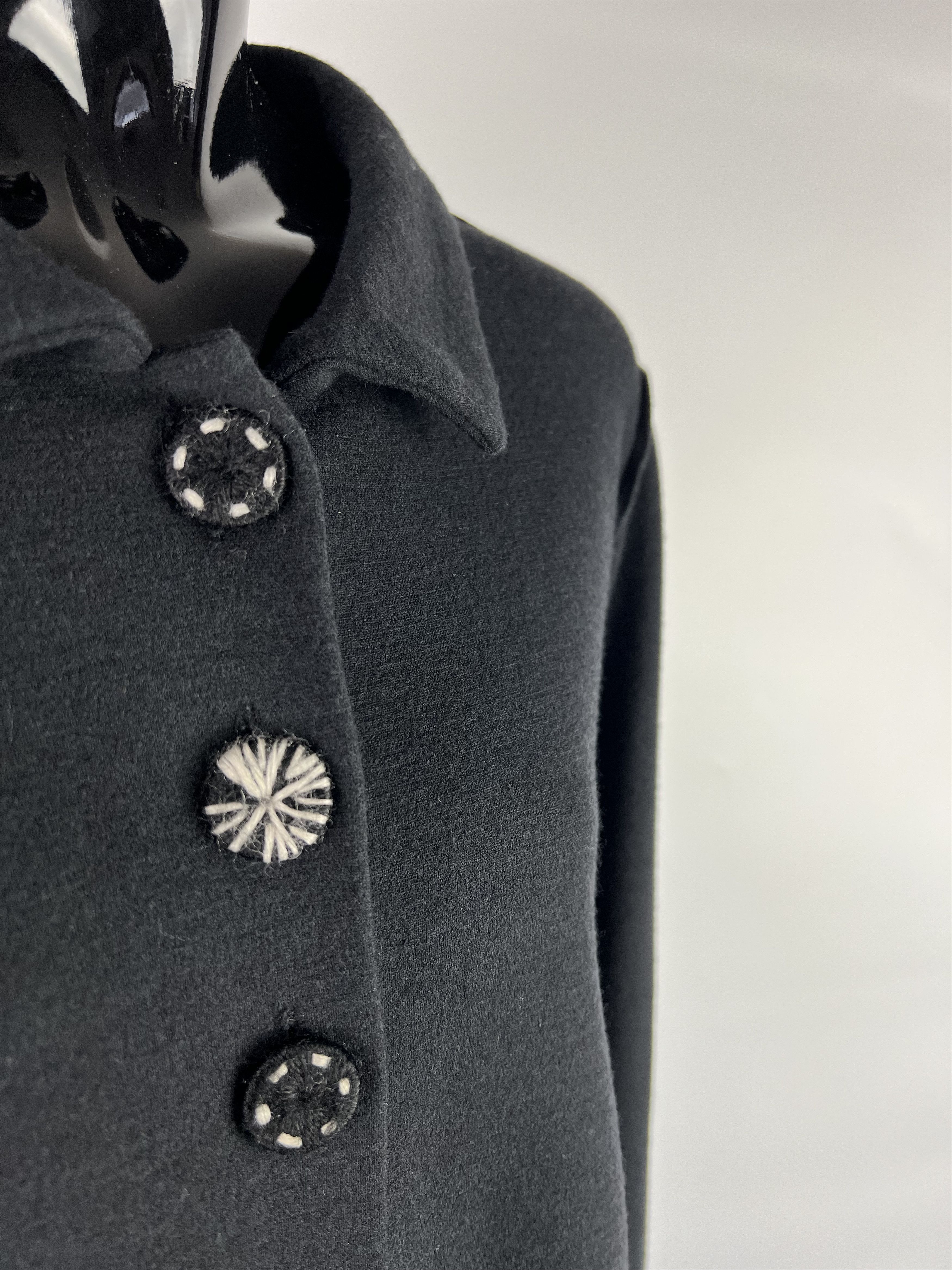 Designer × OSKA Ischiko Oska Black Wool Button Jacket Size IT46 US10 Size L / US 10 / IT 46 - 5 Thumbnail