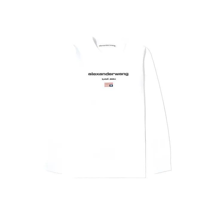 Alexander Wang Alexander Wang Logo Long Sleeve Sweatshirt 0079 Size M / US 6-8 / IT 42-44 - 1 Thumbnail