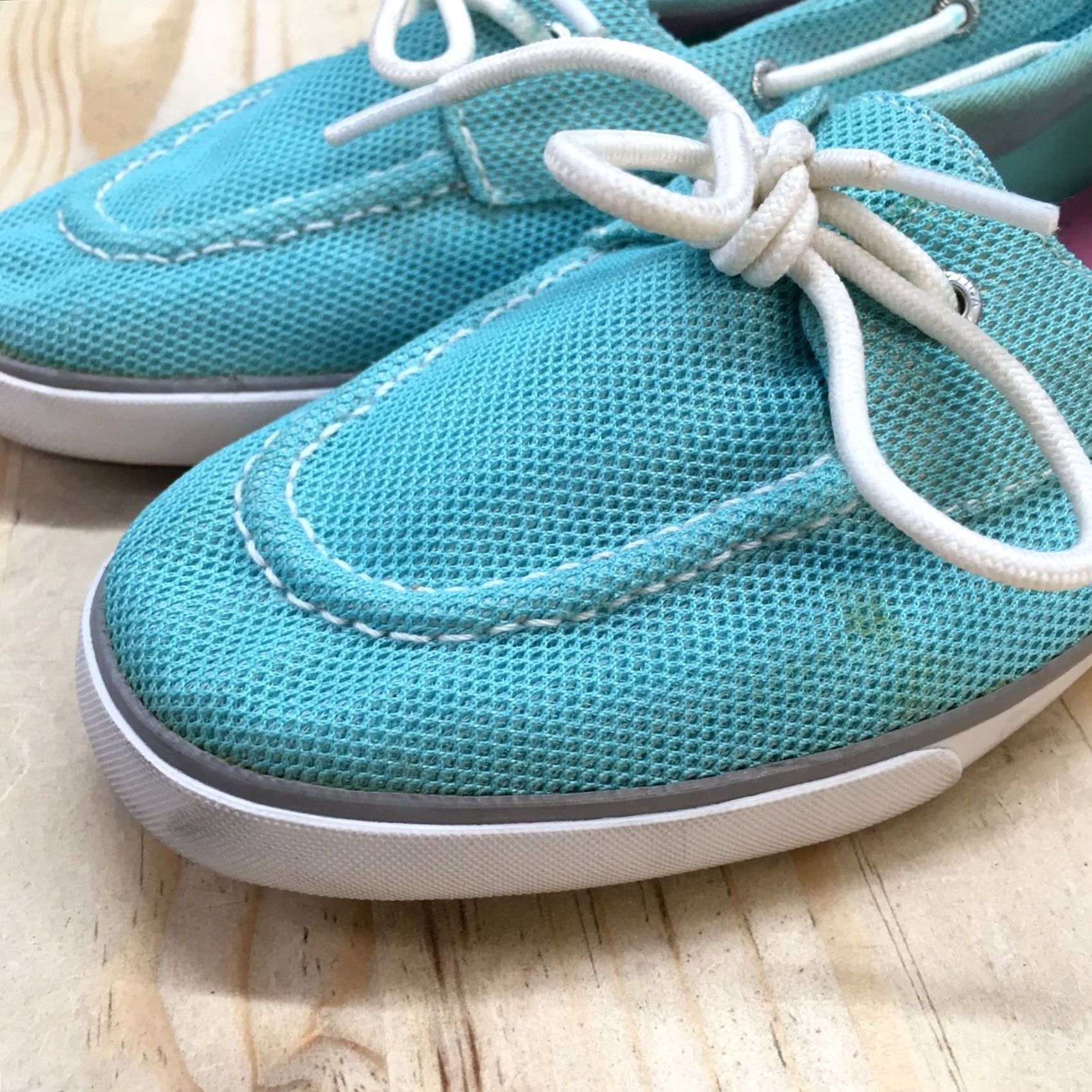 Nautica Nautica Shoes Womens 10 Boat Aqua Blue Lace Up Casual Comfort Low Top Round Toe Shirt? Size L / US 10 / IT 46 - 4 Thumbnail