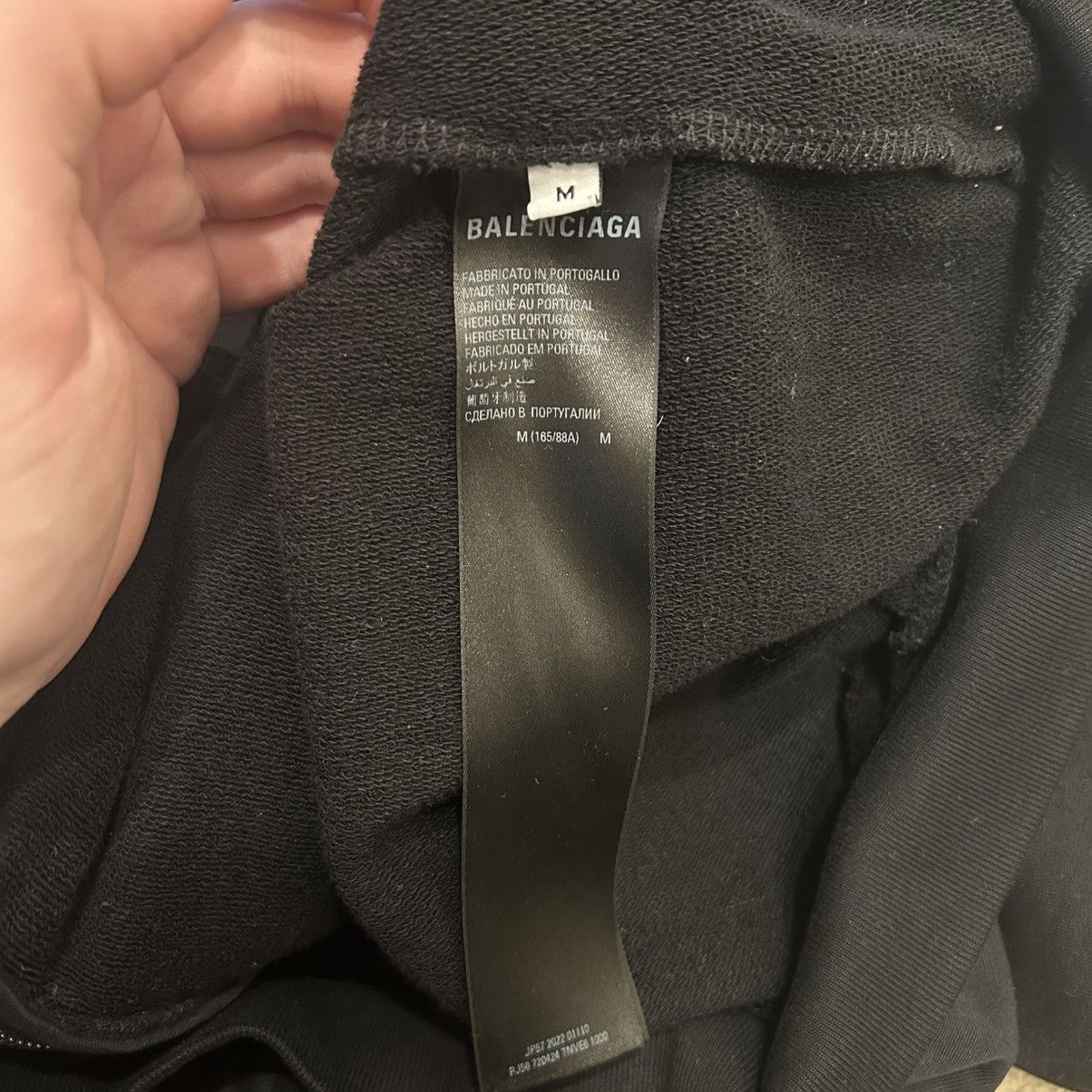 Balenciaga Balenciaga XL Sticker Zip Up Hoodie Size US M / EU 48-50 / 2 - 5 Thumbnail