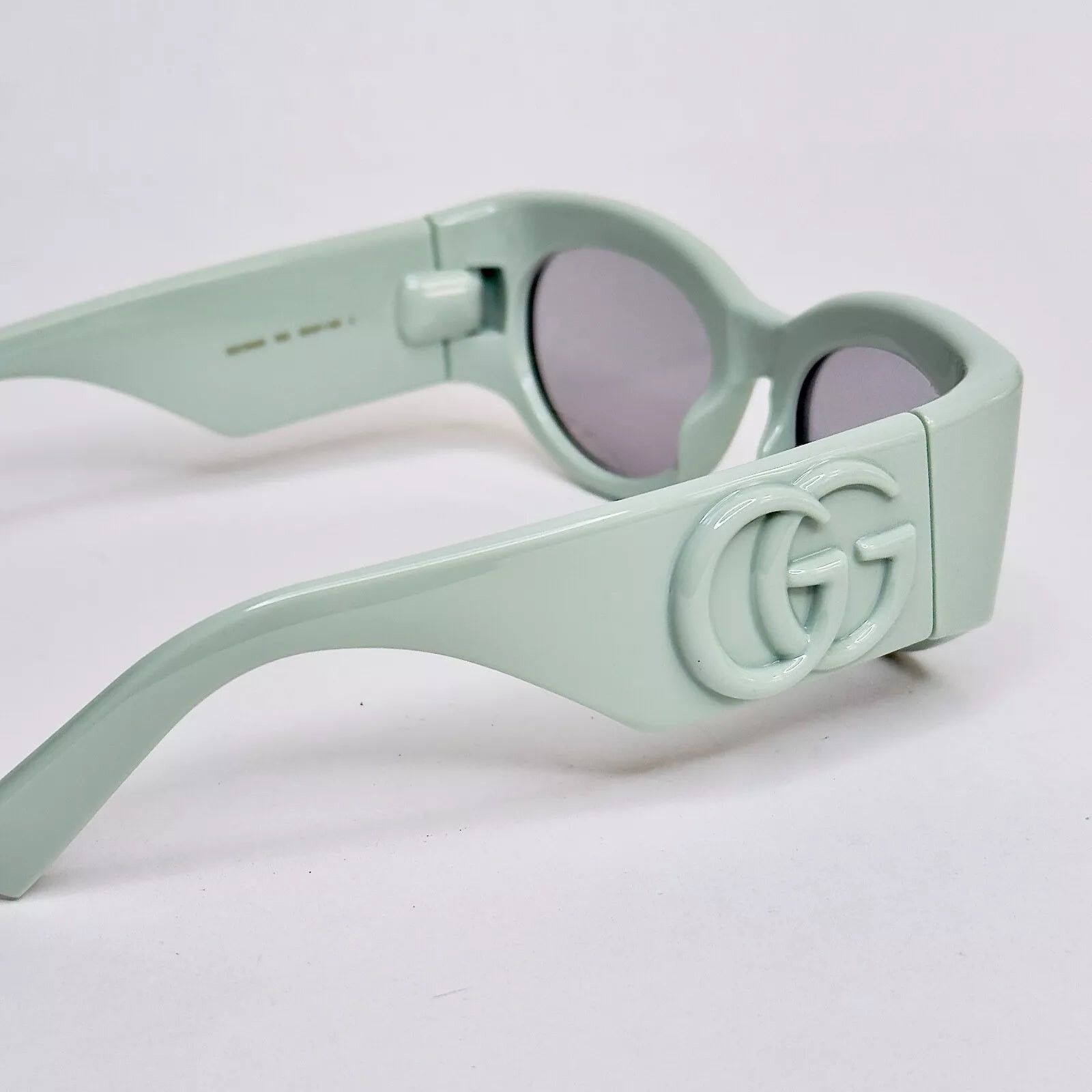 Gucci GUCCI LIDO 1544 Sage Green Oval Gg1544S Sunglasses 003 Size ONE SIZE - 3 Thumbnail