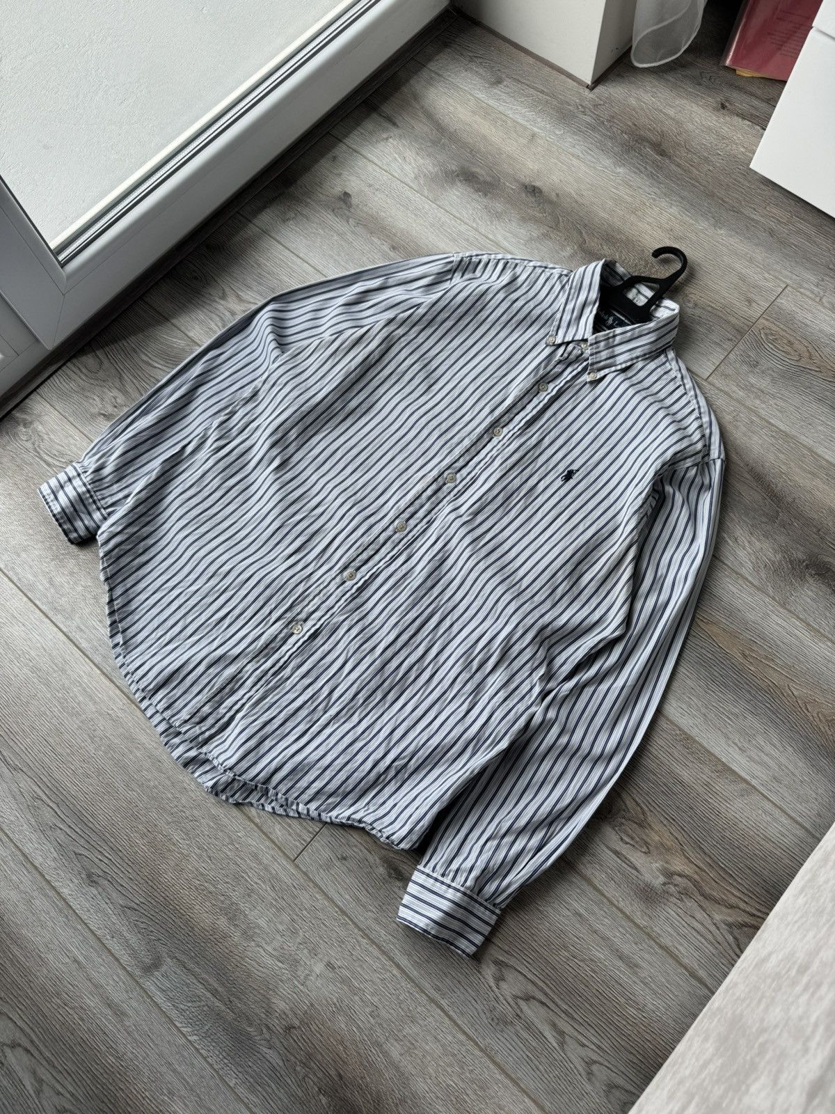 Polo Ralph Lauren Vintage Polo Ralph Lauren Stripped Long Sleeve Shirt Size US L / EU 52-54 / 3 - 3 Thumbnail