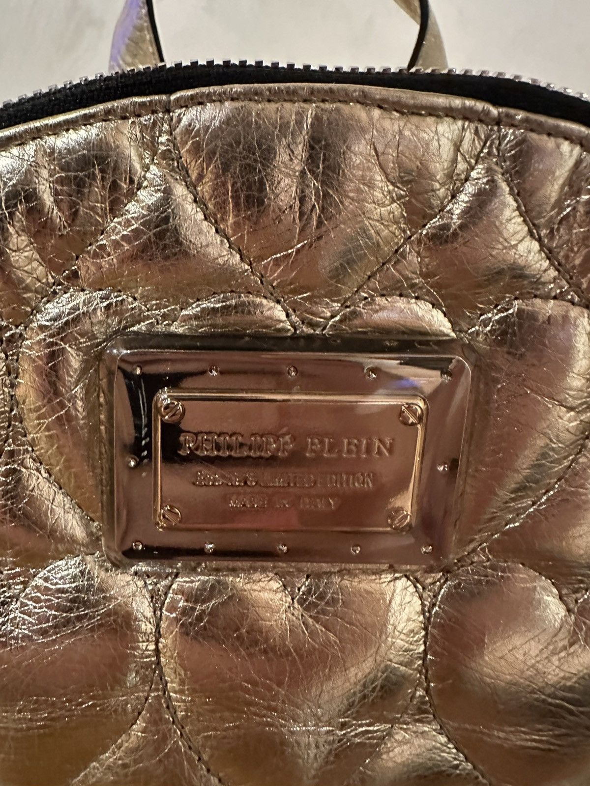 Philipp Plein PHILLIP PLEIN BACKPACK GOLD Size ONE SIZE - 5 Thumbnail