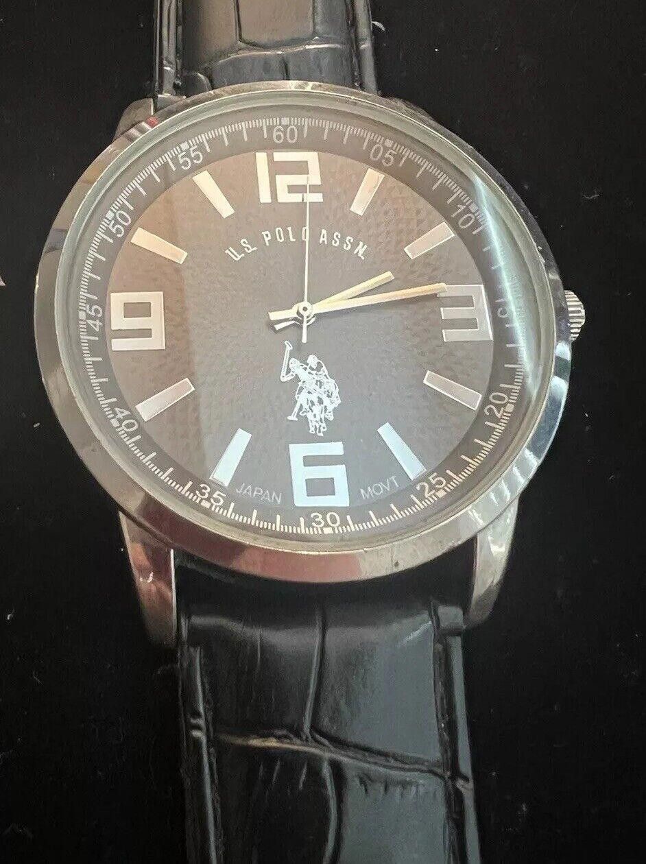 Designer US POLO ASSN MENS NEW LEATHER WATCH Size ONE SIZE - 1 Thumbnail