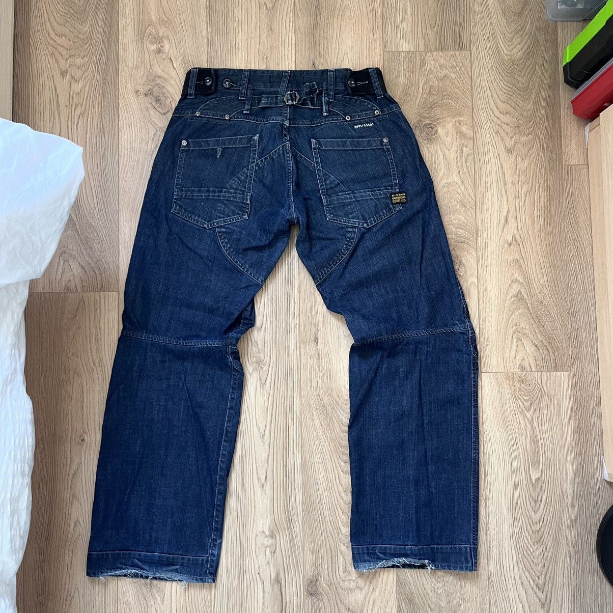 G-Star G-Star Raw Carpenter Style Double Knee Cargo Jeans Size US 32 / EU 48 - 2 Thumbnail