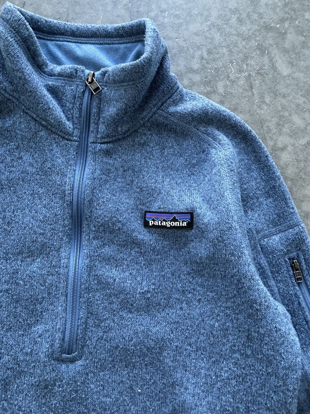 Patagonia Blue Patagonia Quarter Zip Sweatshirt Size US S / EU 44-46 / 1 - 2 Thumbnail