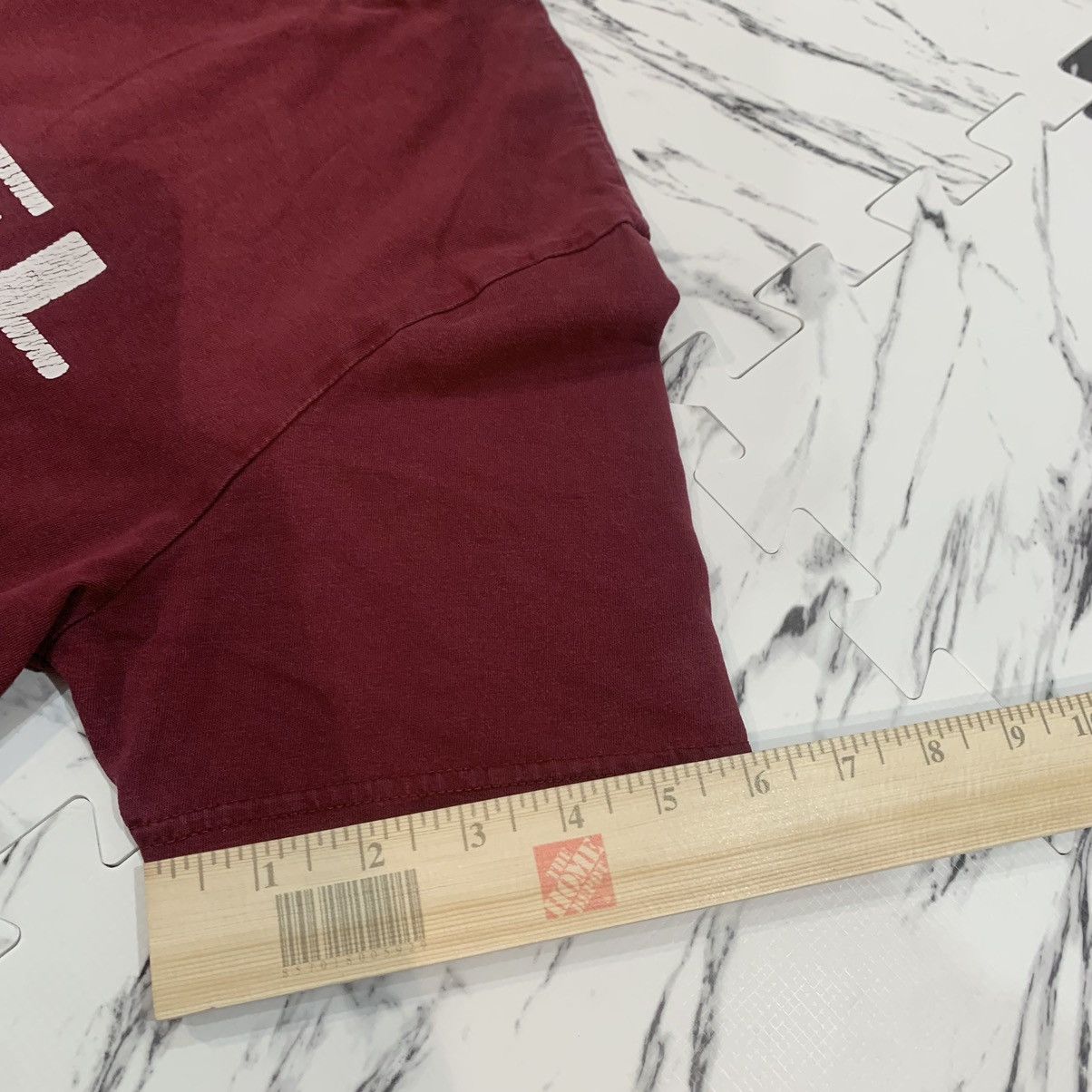 Diesel Diesel Short Sleeve Shirt Logo Tee Burgundy Size Medium Size US M / EU 48-50 / 2 - 7 Thumbnail