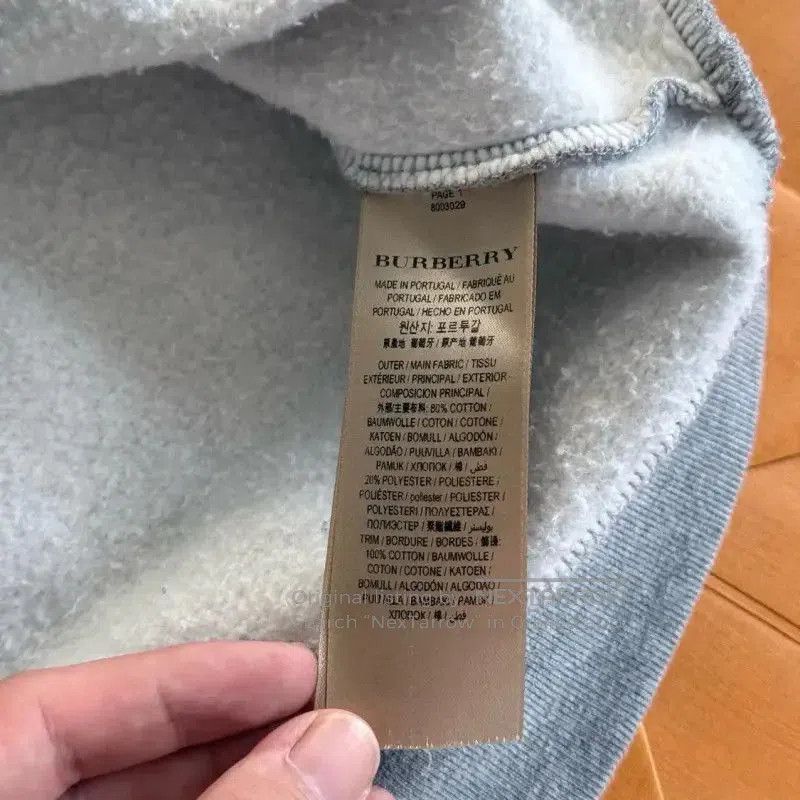 Burberry Burberry Gray Cotton Women’s Sweatshirt. Size L / US 10 / IT 46 - 5 Thumbnail