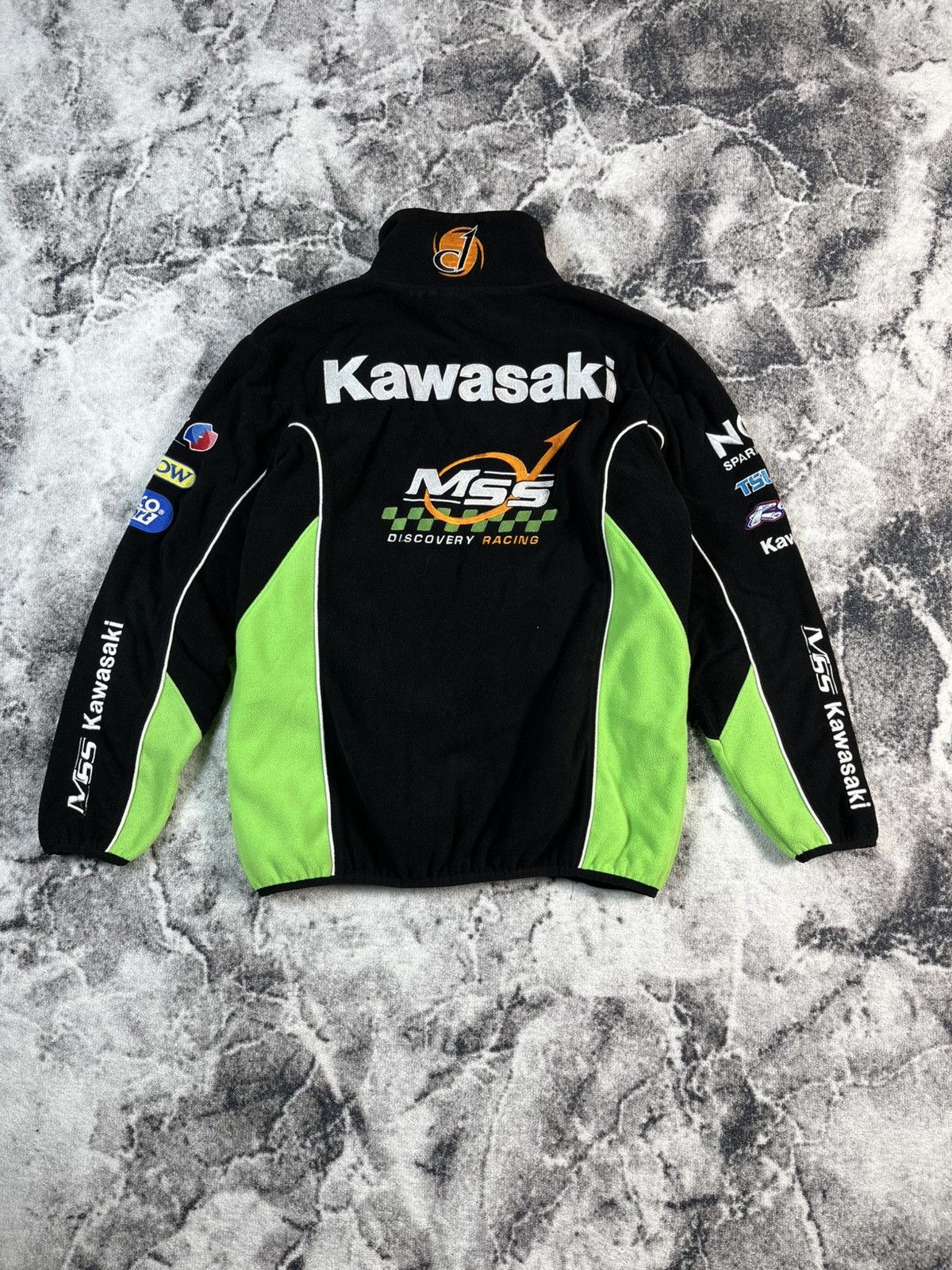 Other Vintage Kawasaki MSS Racing Fleece Jacket Y2K Size US S / EU 44-46 / 1 - 1 Thumbnail