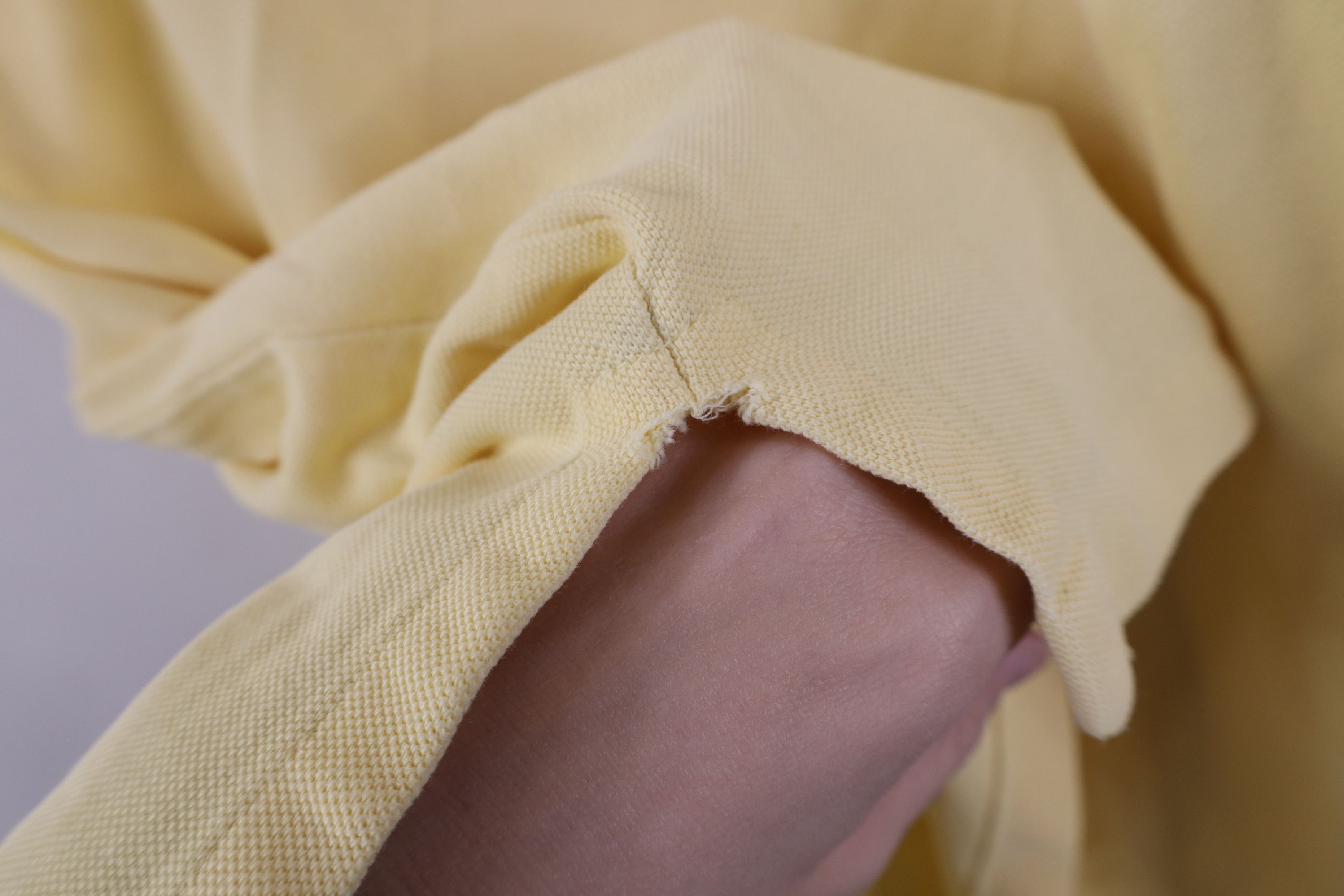 Ralph Lauren Vintage 90s Ralph Lauren Pique Cotton Golf Polo Shirt Yellow Size US L / EU 52-54 / 3 - 9 Thumbnail