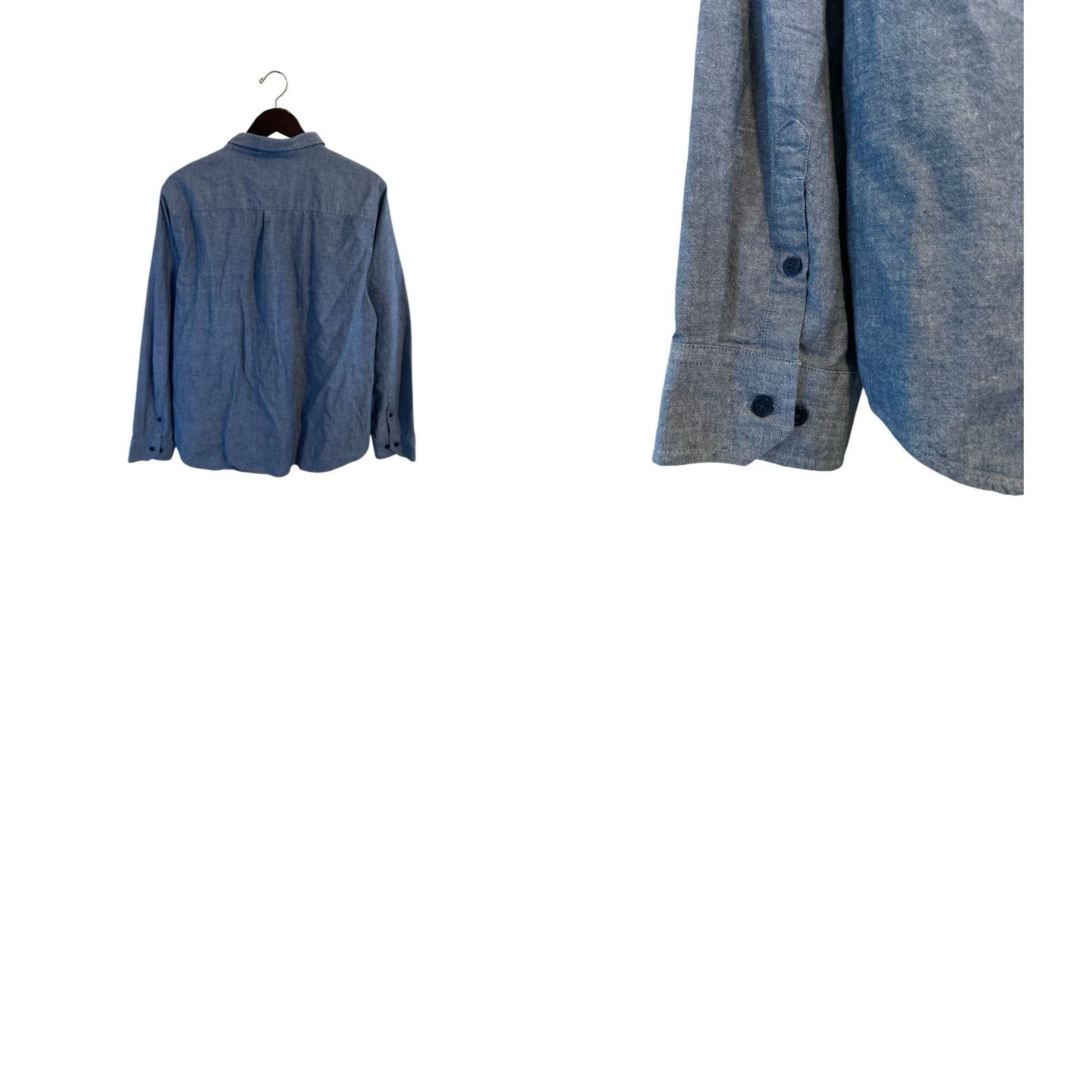 United By Blue VINTAGE United by Blue Long Sleeve Button-Down Shirt Mens XL GUC Chambray Blue Woven 2010s Size US XL / EU 56 / 4 - 8 Thumbnail