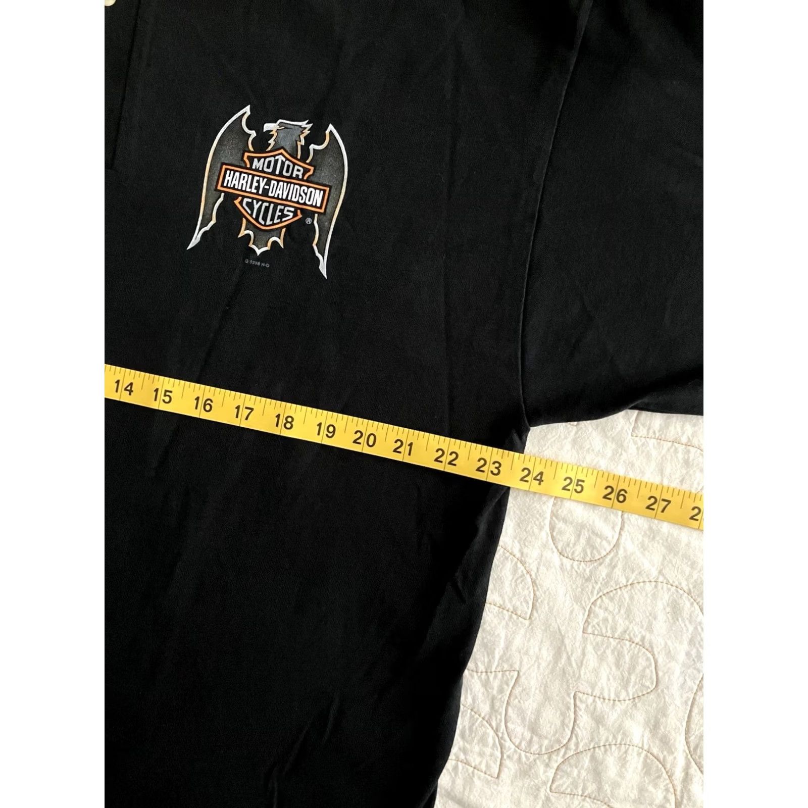 Harley Davidson Vintage Harley Davidson Taku Juneau Alaska Shirt XL Bear Orca Eagle Henley 90s Size US XL / EU 56 / 4 - 6 Thumbnail