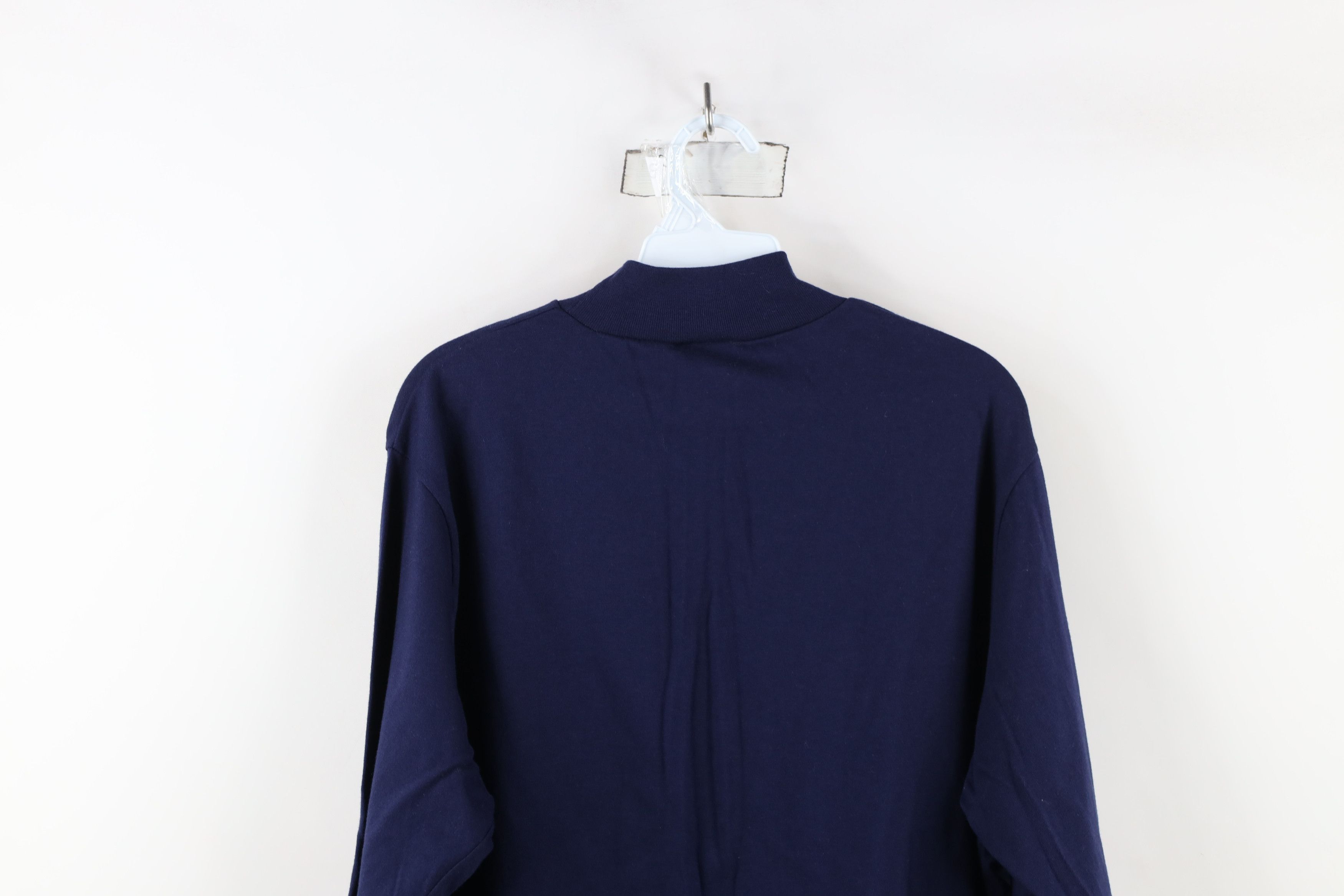 Vintage Vintage 90s Streetwear Mock Neck Long Sleeve T-Shirt USA Size US L / EU 52-54 / 3 - 10 Thumbnail