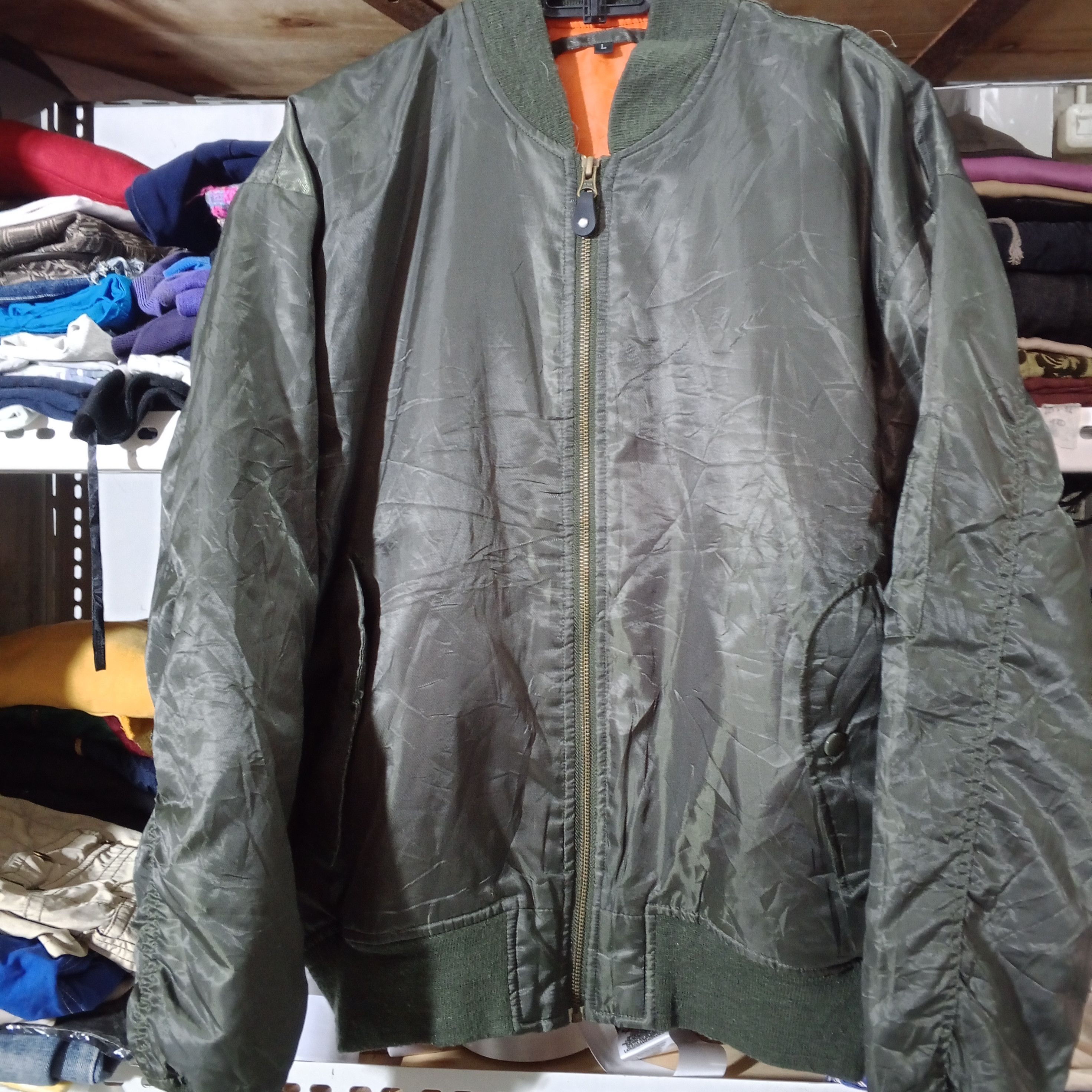 Uniqlo Vintage Uniqlo Japan MA-1 Bomber Size US L / EU 52-54 / 3 - 1 Thumbnail