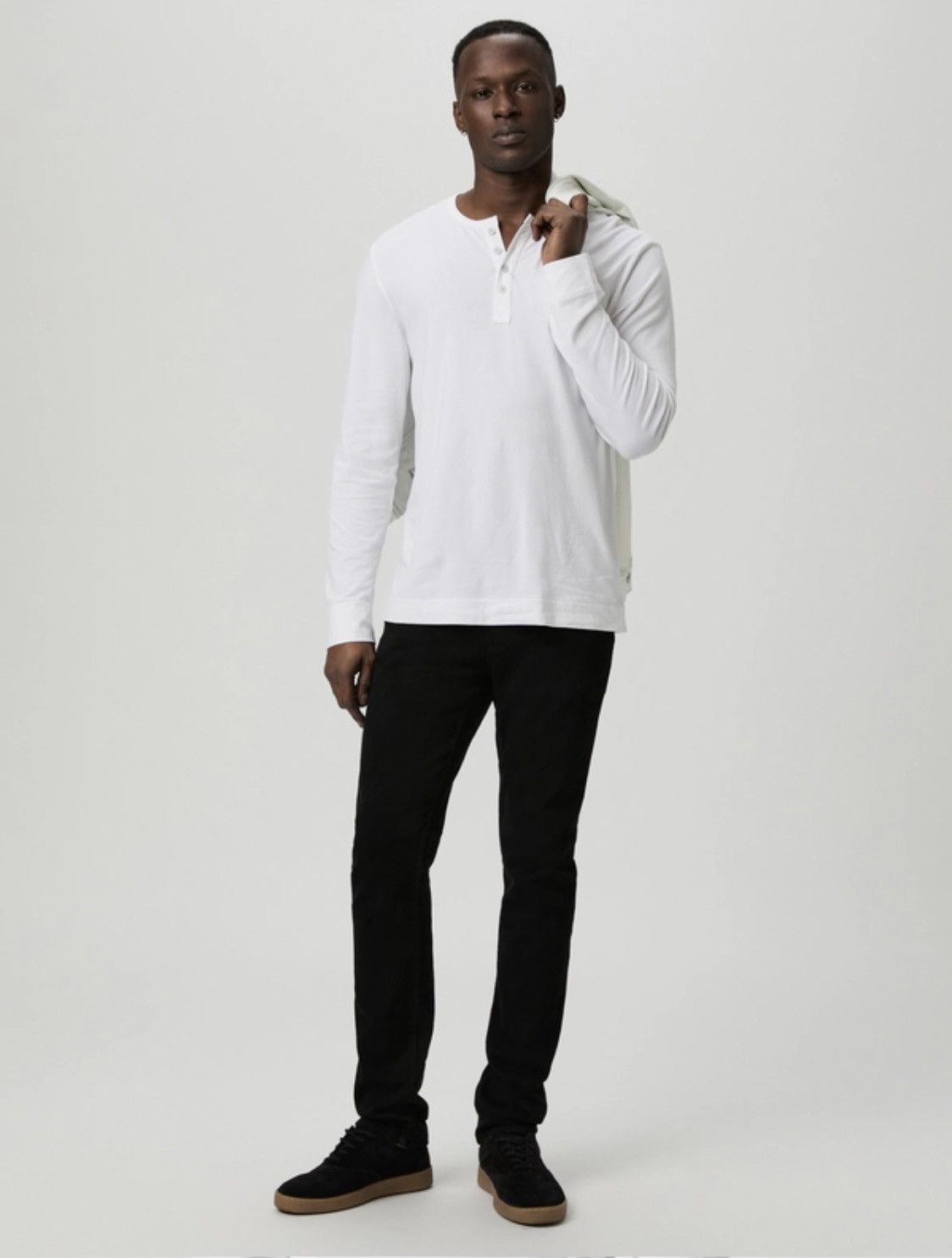 Paige Transcend Lennox 32” Slim Jean ‘Black Shadow’ Size US 32 / EU 48 - 1 Thumbnail