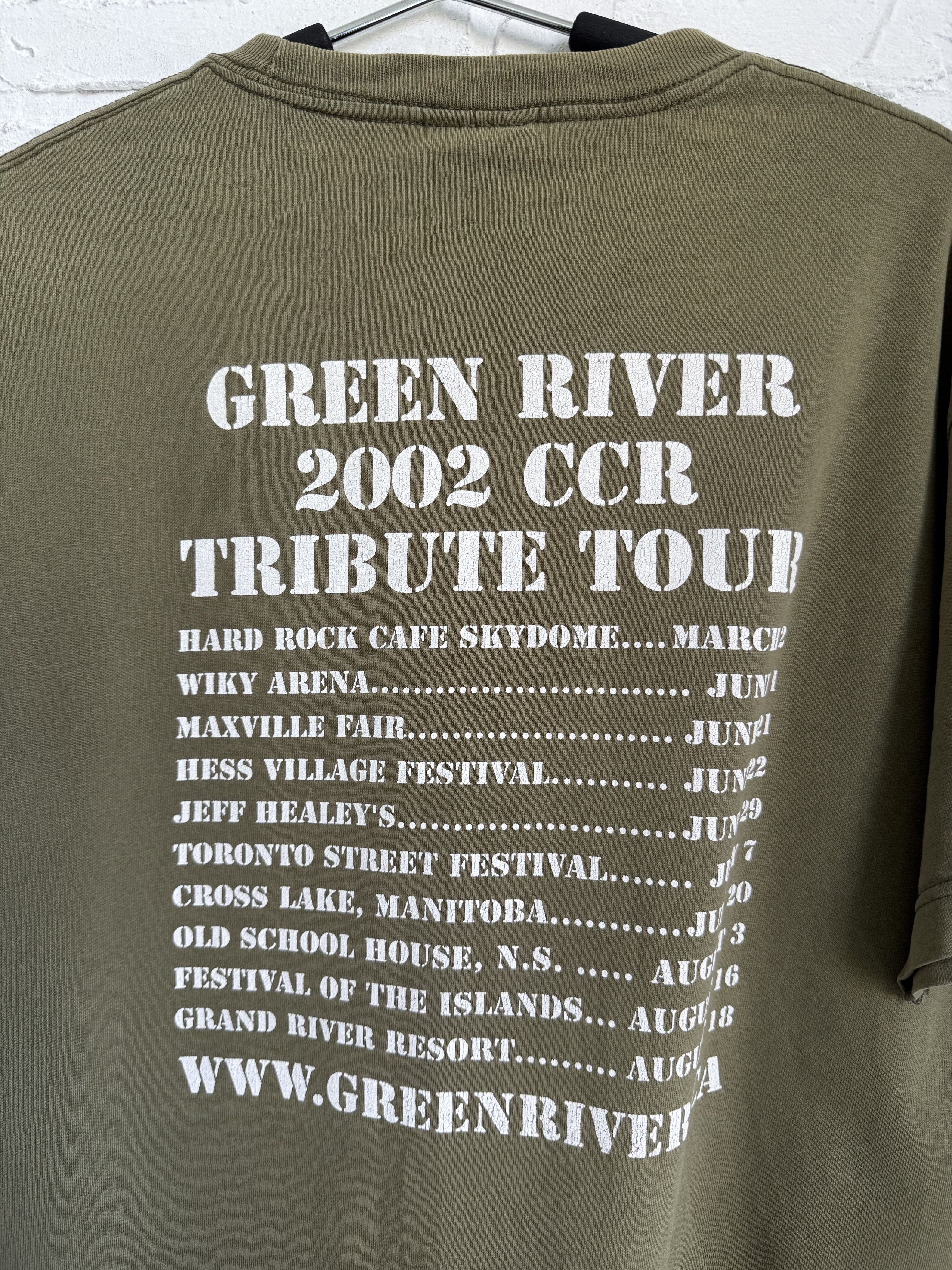 Band Tees × Vintage Vintage Green River 2002 ccr tribute album t-shirt Size US L / EU 52-54 / 3 - 8 Thumbnail