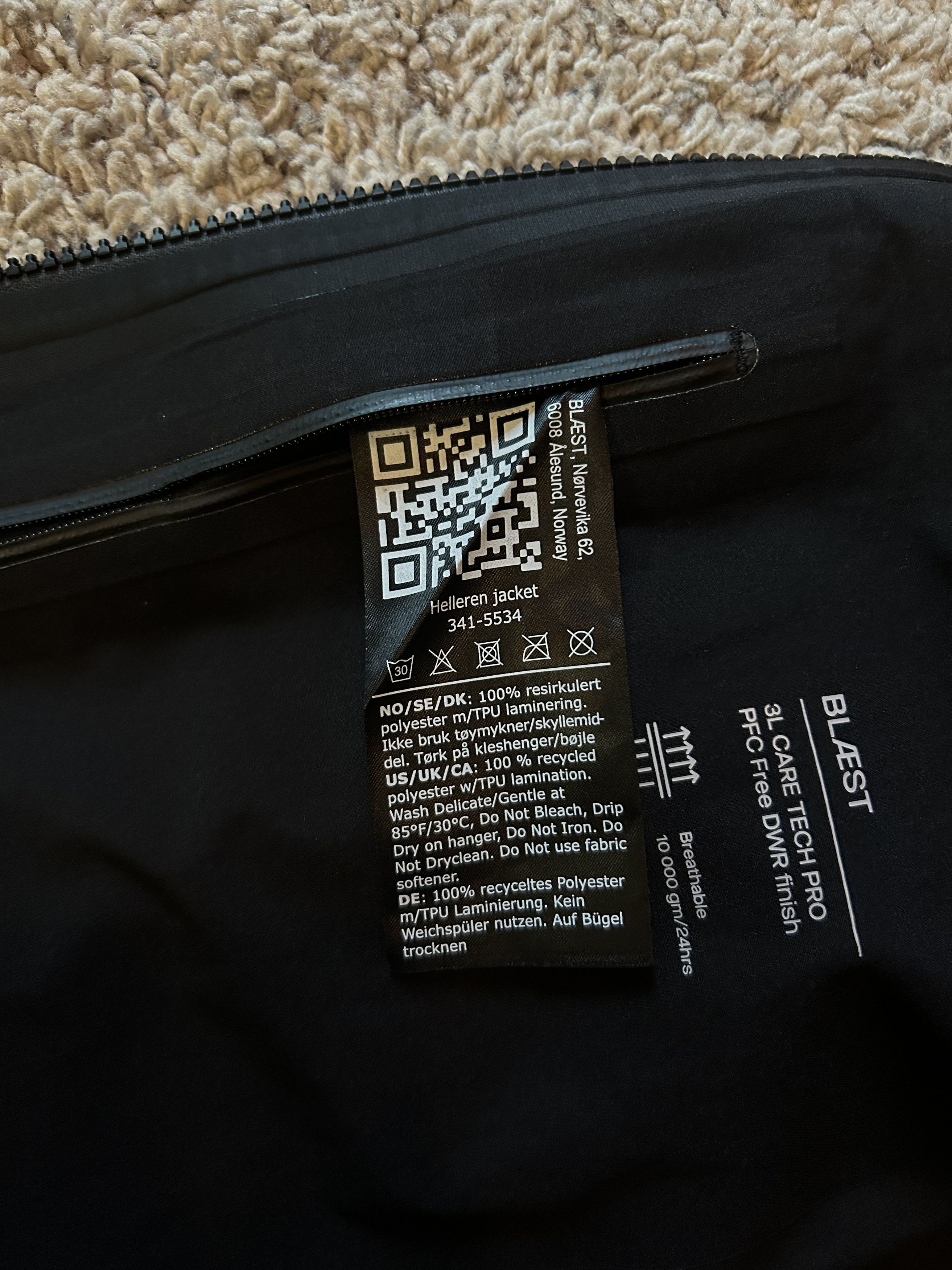 BLAEST Helleren Jacket/Shell Size US L / EU 52-54 / 3 - 7 Thumbnail