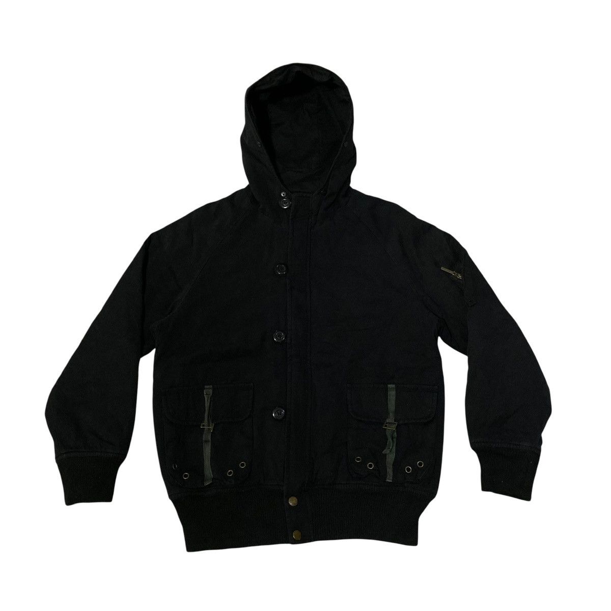 If Six Was Nine HUCOM - Bono Cargo Hoodie Apocalypse Bomber Jacket Japanese Size US M / EU 48-50 / 2 - 4 Thumbnail