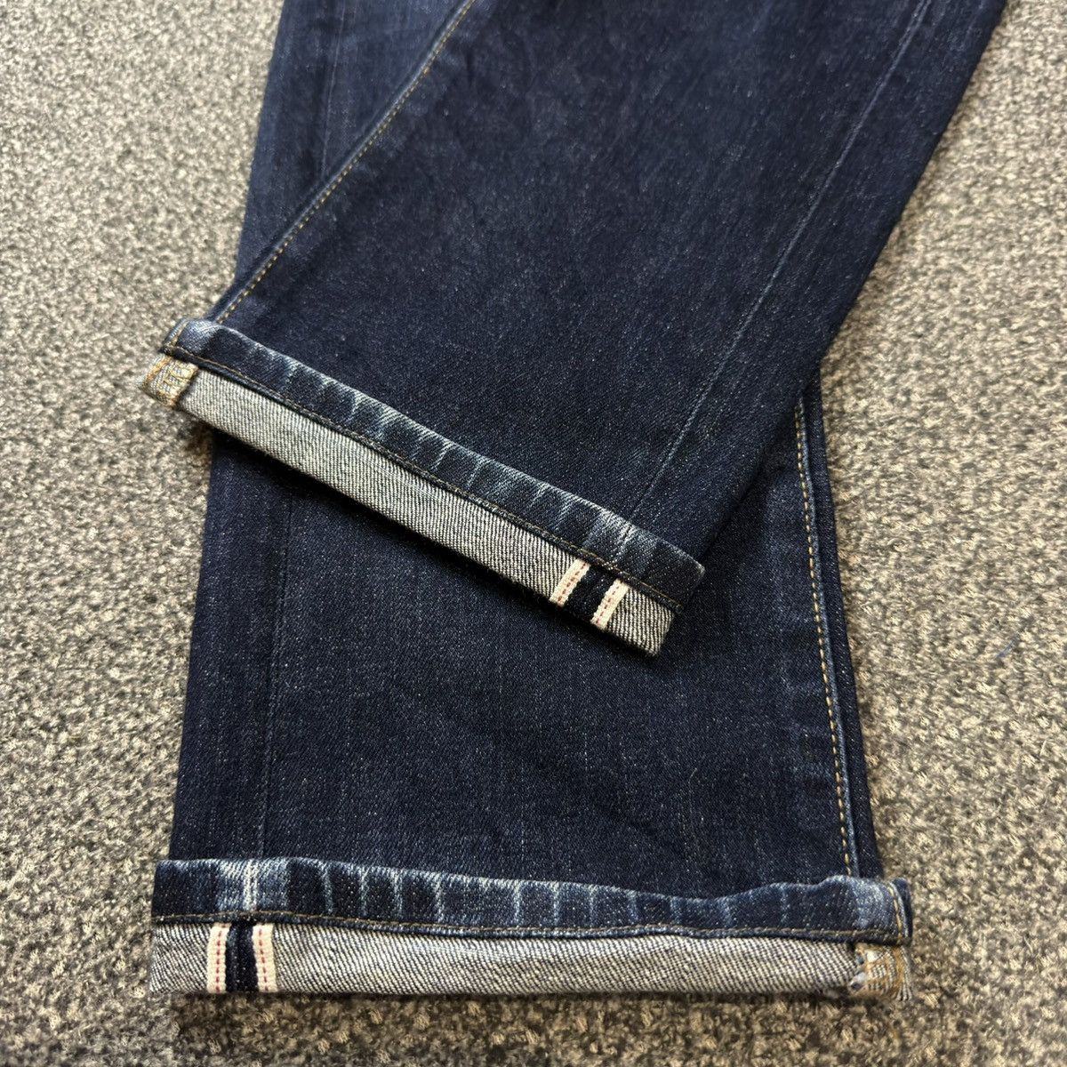Undercover × Uniqlo 🔥🇯🇵 Japanese Raw Denim Uniqlo Indigo Selvedge Archive Jeans Size US 32 / EU 48 - 8 Thumbnail