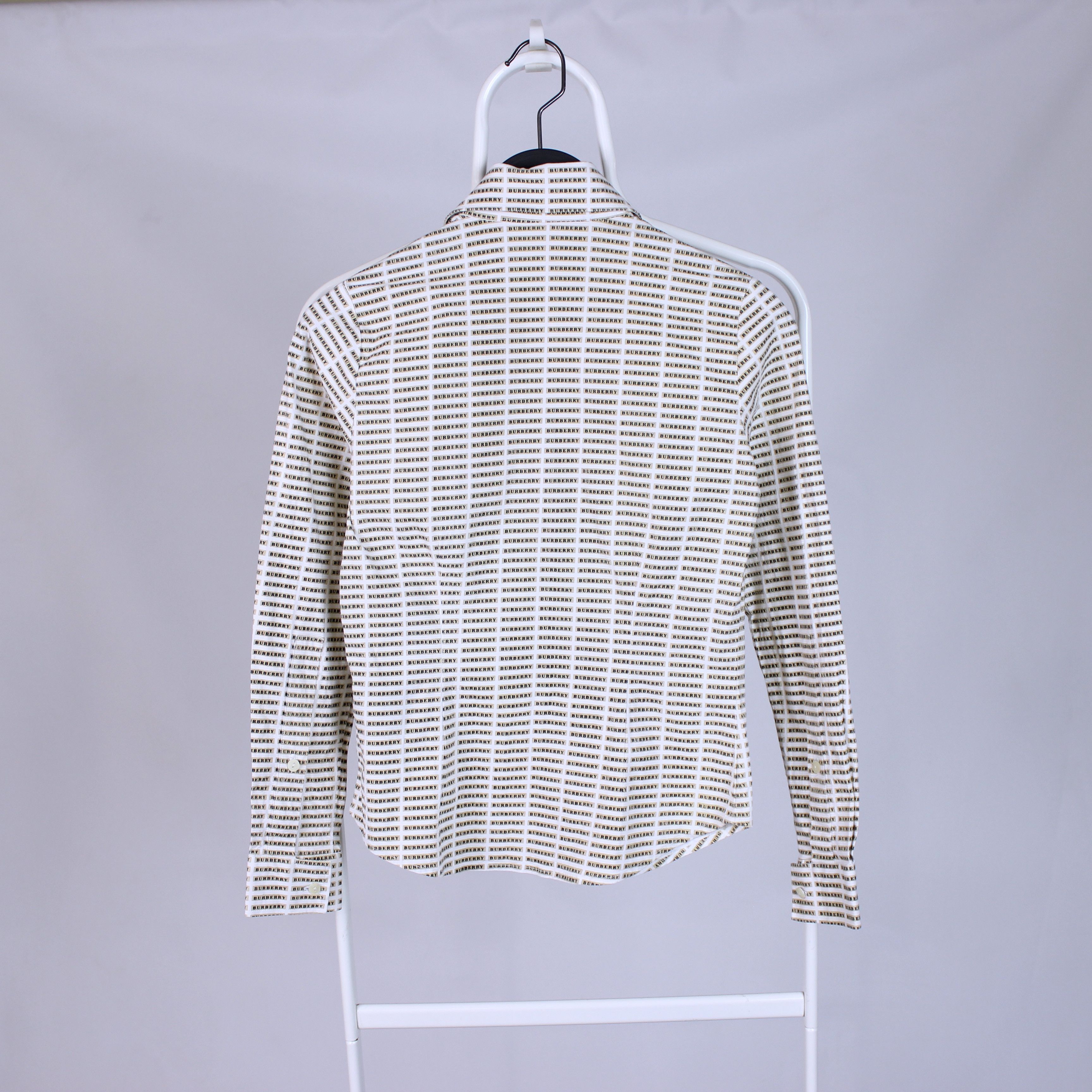 Burberry Burberry vintage monogram button ups shirt XS S 6 uk Size XS / US 0-2 / IT 36-38 - 6 Thumbnail