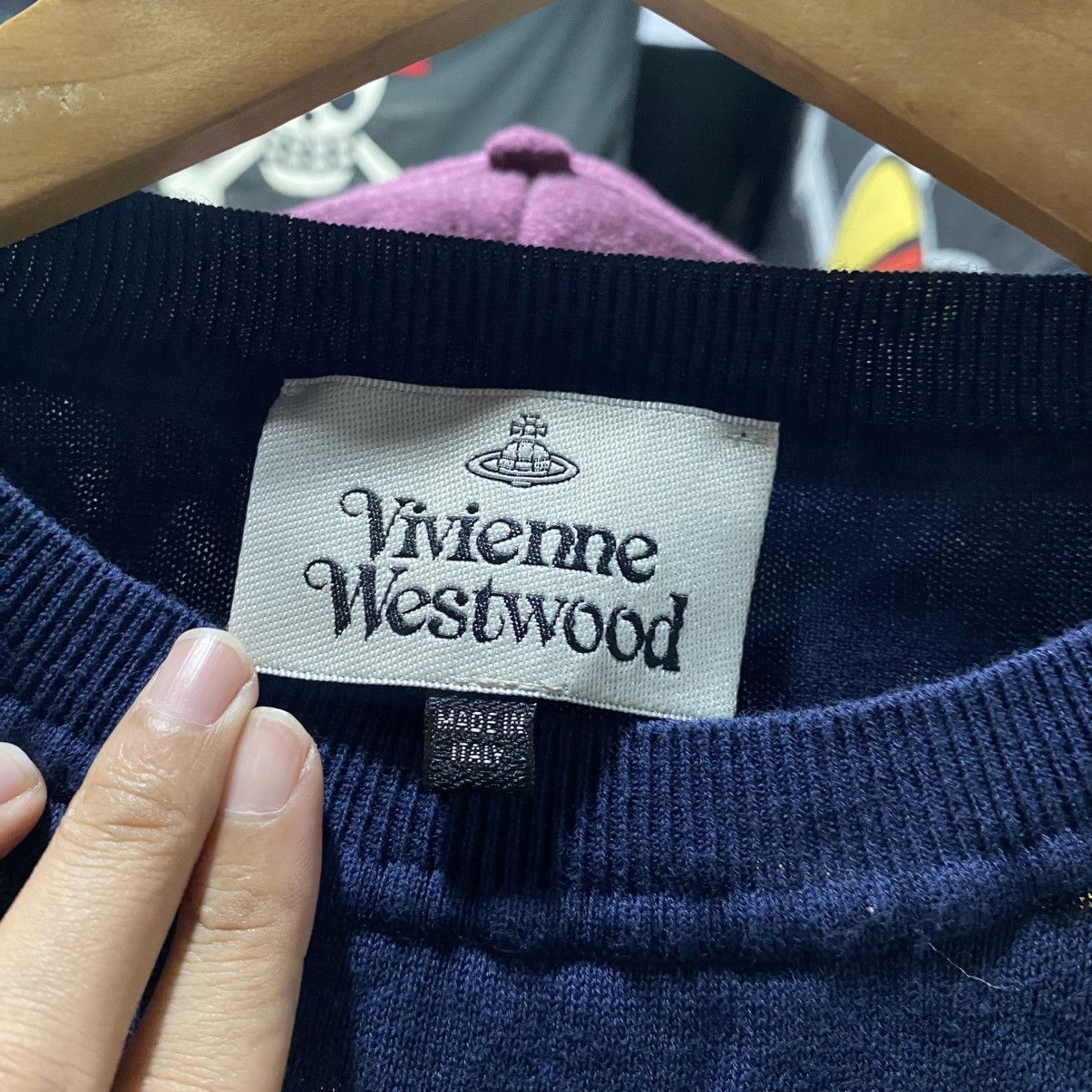 Japanese Brand Vintage Vivienne Westwood top tank vest orb logo Size S / US 4 / IT 40 - 8 Thumbnail