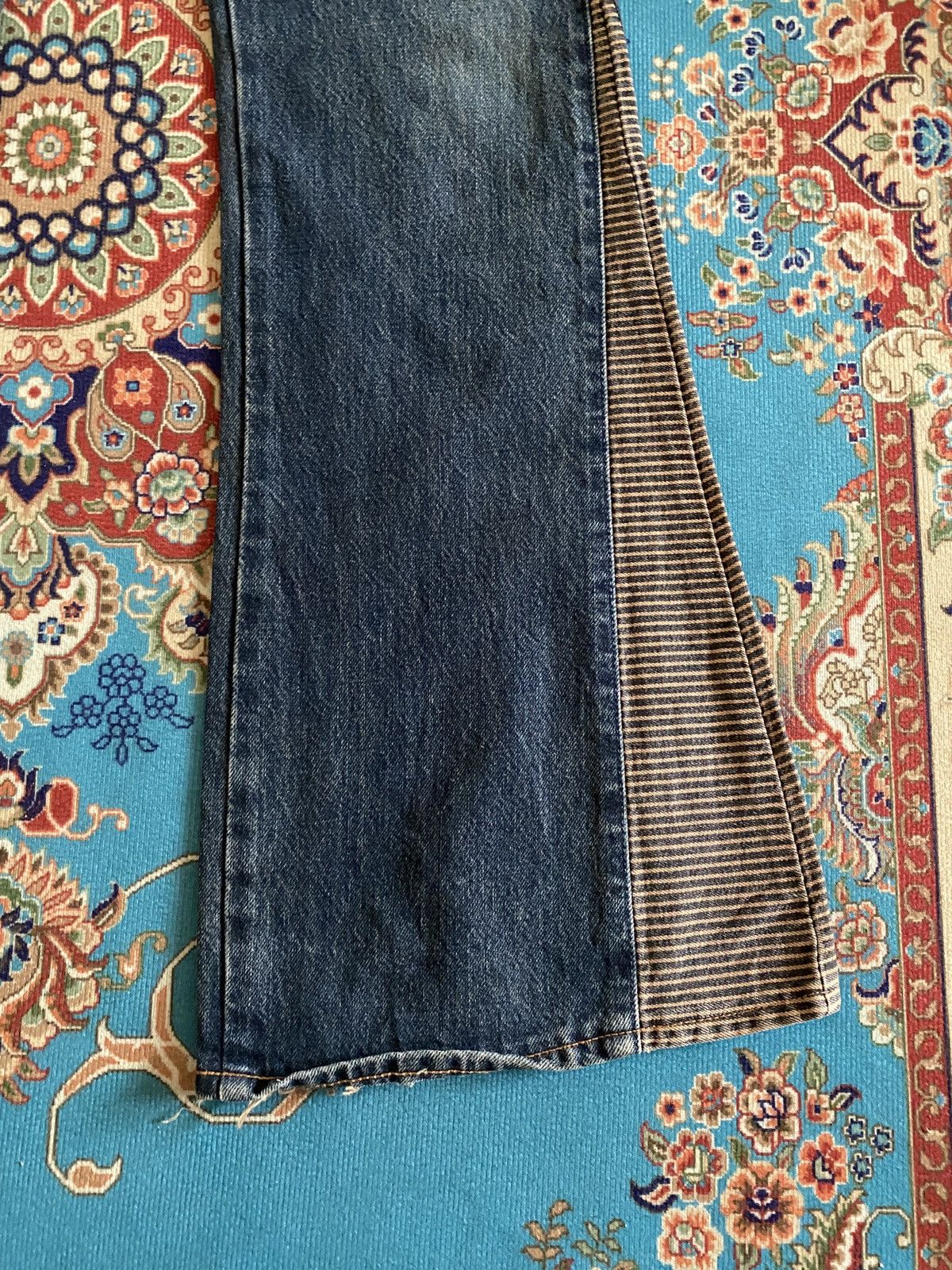 If Six Was Nine Japanese Brand Super Flare Hagi Design Jeans Size US 28 / EU 44 - 7 Thumbnail