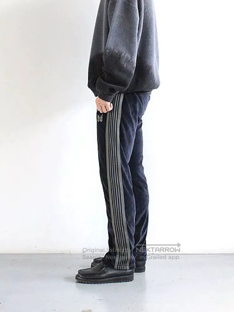 Needles needles narrow track velvet pants with stripes. Size US 38 / EU 54 - 7 Thumbnail