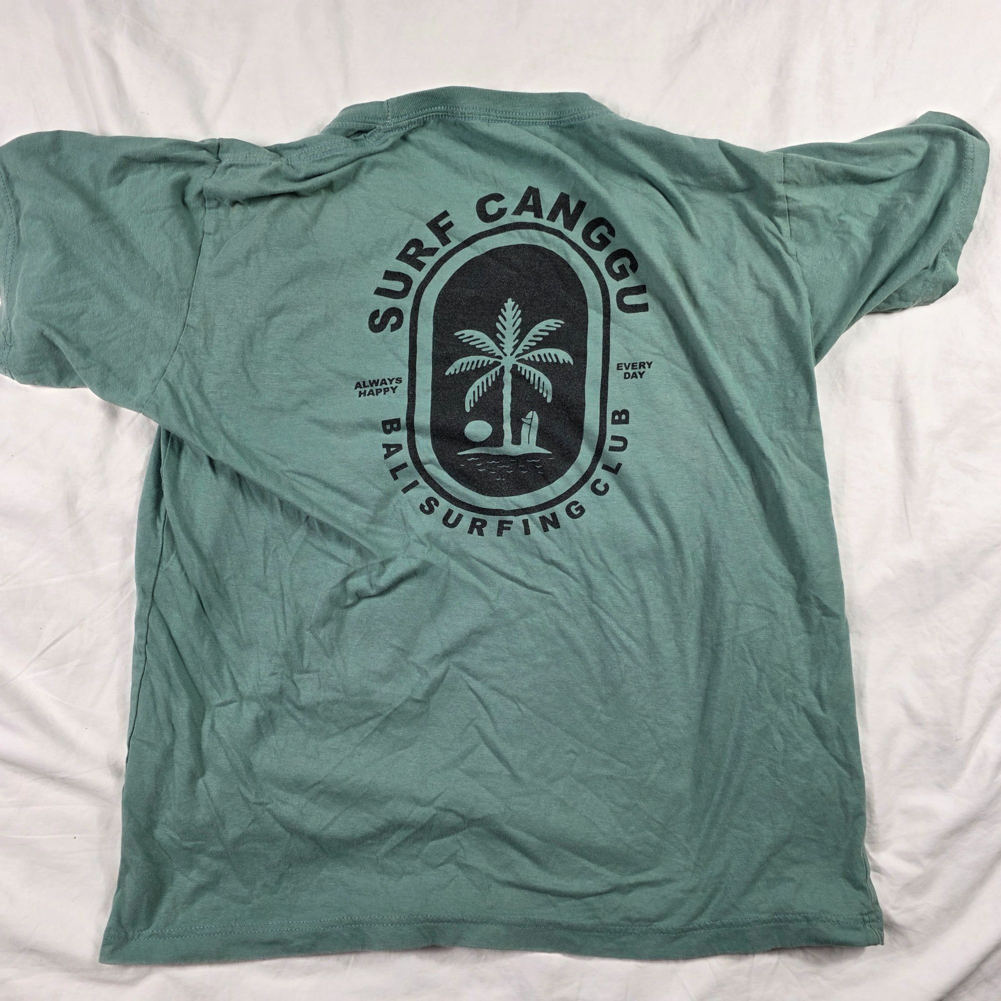 Other Surf Canggu Bali Surfing Club Mens XL Green Graphic T-Shirt Size US XL / EU 56 / 4 - 1 Thumbnail