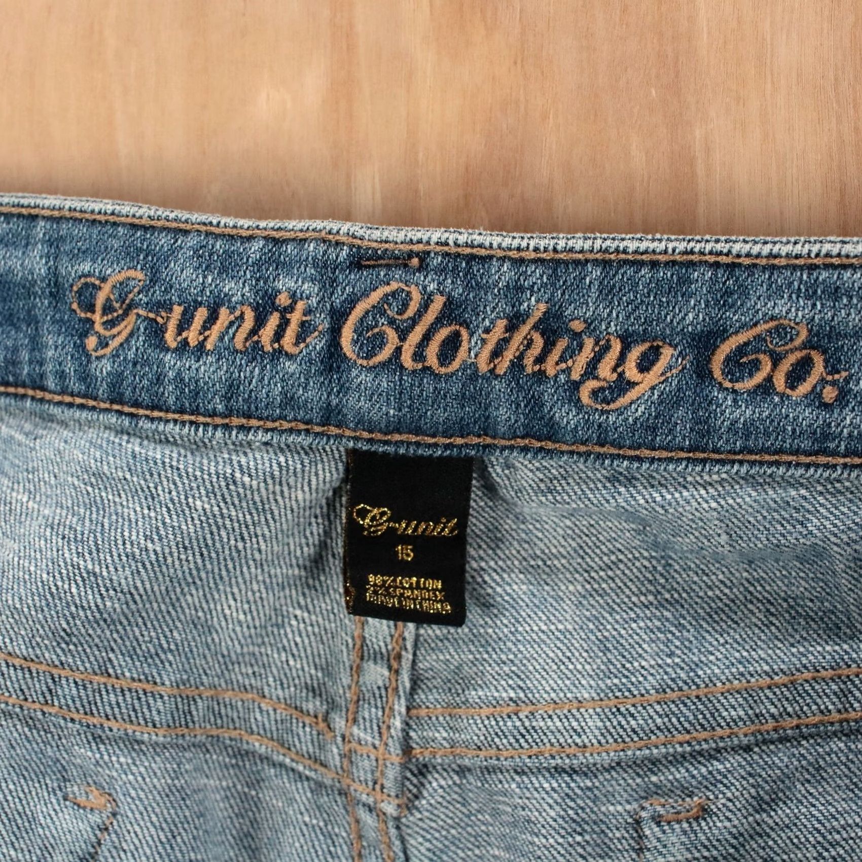 Vintage VINTAGE G-UNIT Jeans women's 15 bootcut faded black hip hop spellout rap 00s y2k Size 36" / US 14 / IT 50 - 6 Thumbnail
