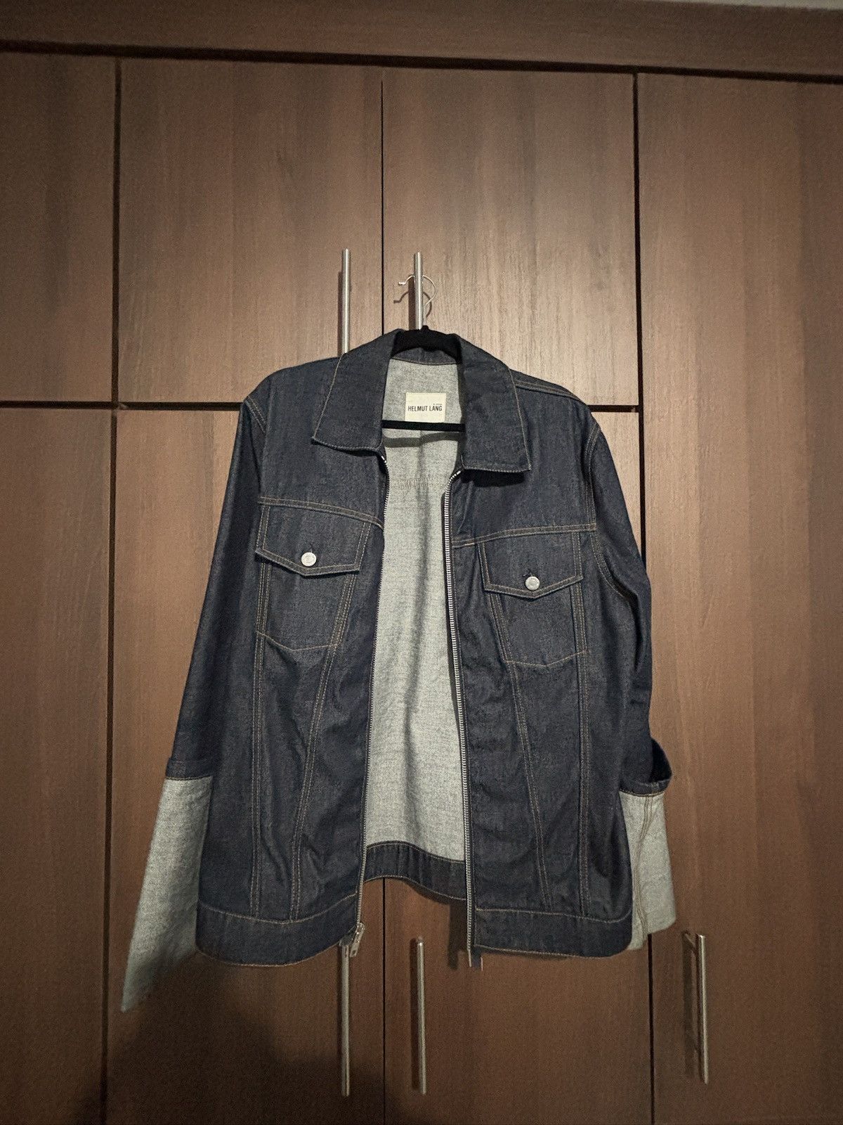 Helmut Lang Helmut Lang Zip Raw Denim Jacket Size US M / EU 48-50 / 2 - 1 Thumbnail