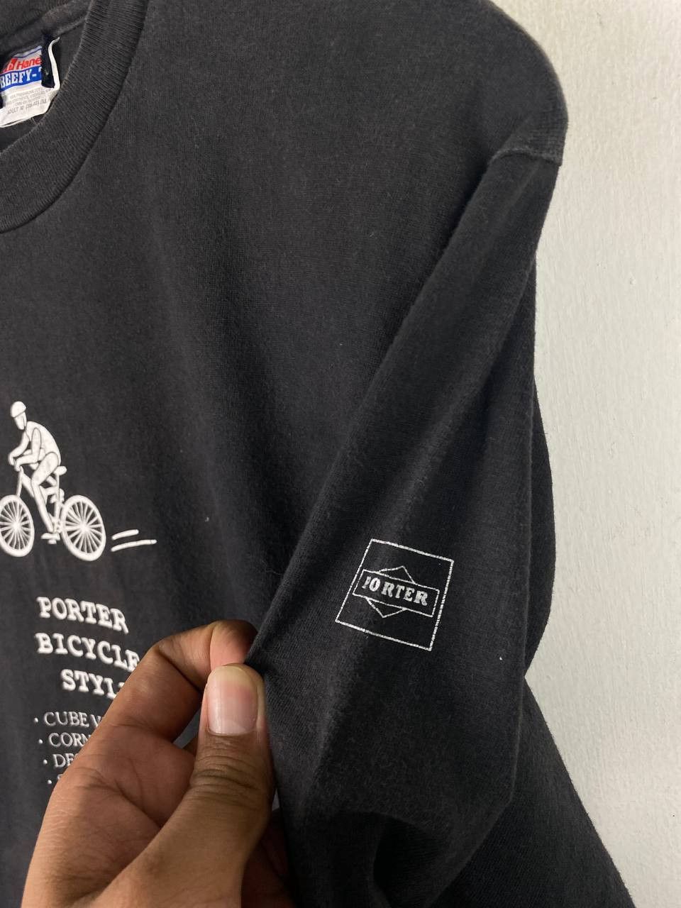 Porter porter by yoshida bicycle style longsleeves tee nice design Size US M / EU 48-50 / 2 - 4 Thumbnail