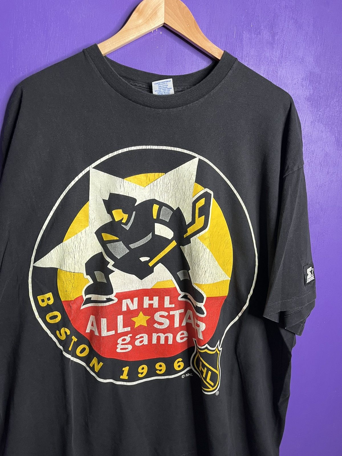 NHL × Starter × Vintage Vintage 1996 starter NHL boston all star game t-shirt Size US XXL / EU 58 / 5 - 3 Thumbnail