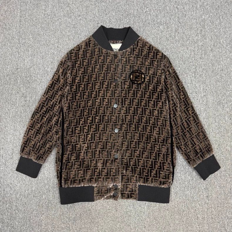 Fendi Fendi Double F Wool Jacket - dmc Size US S / EU 44-46 / 1 - 1 Thumbnail