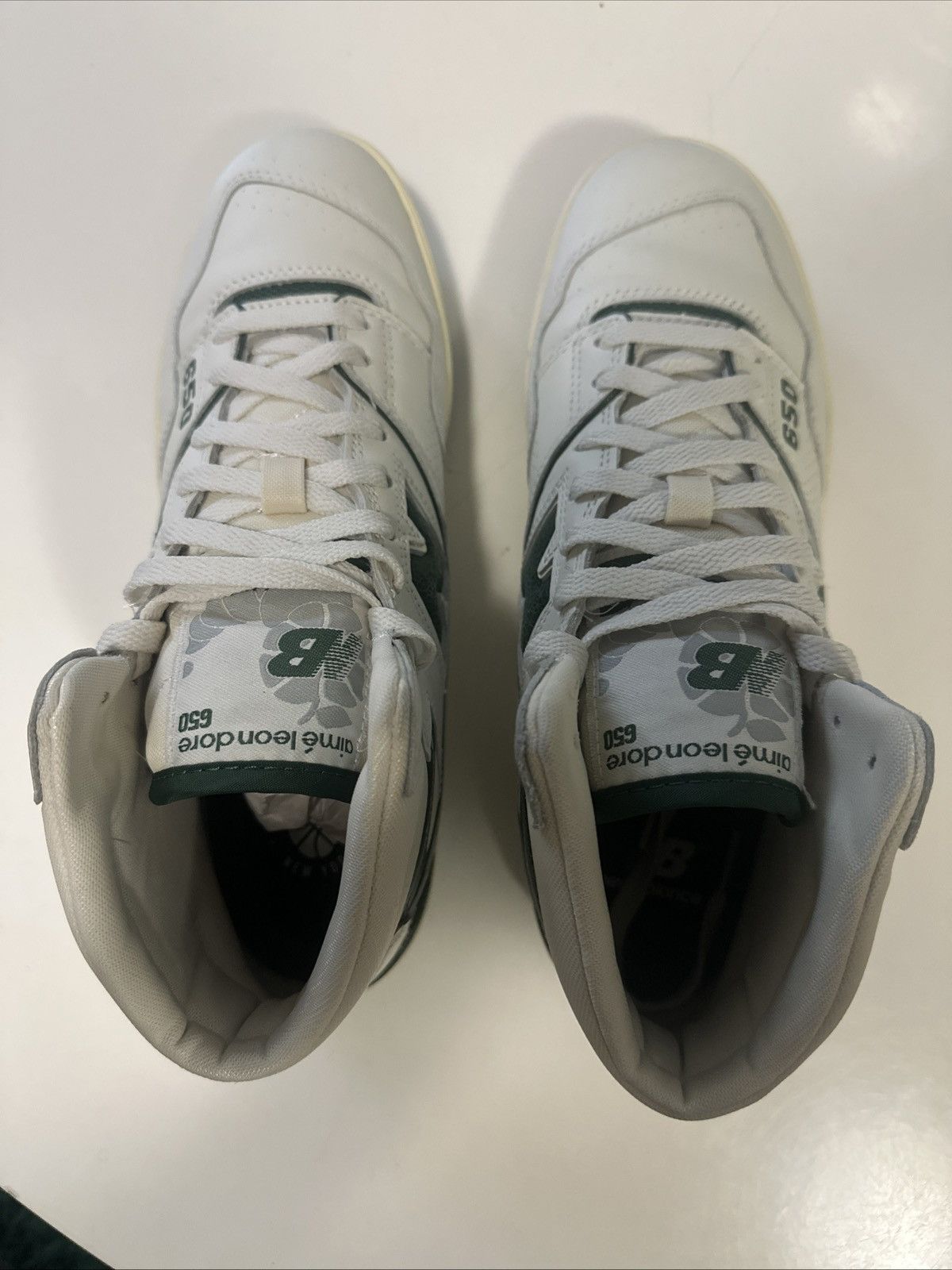 New Balance Men New Balance Aime Leon Dore 650 Green White 9.5 BB650RL1 Size US 10 / EU 43 - 6 Thumbnail