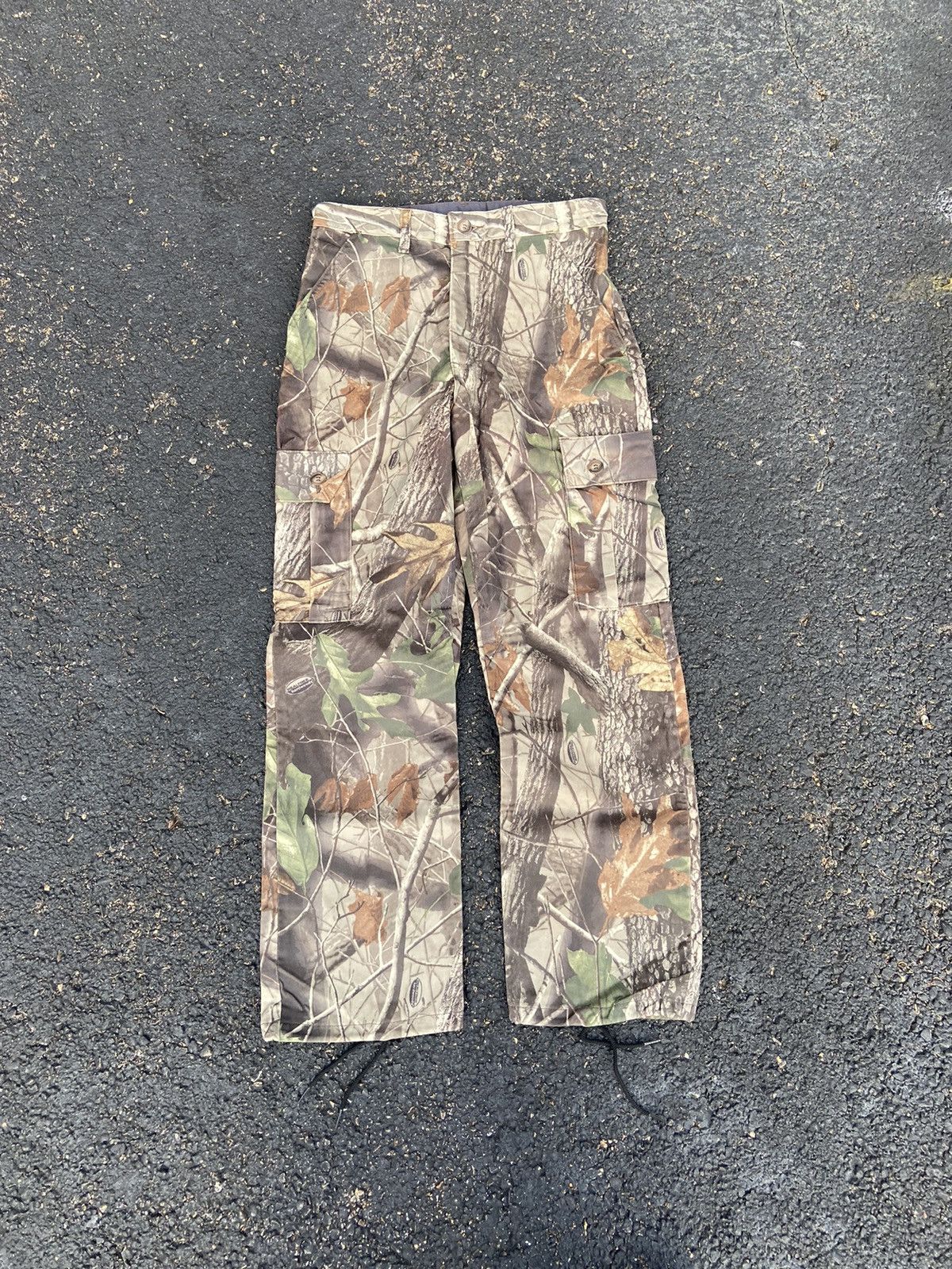 Camo Crazy Vintage Baggy Y2K Mossy Oaks Camo Cargo Work Pants USA Grailed