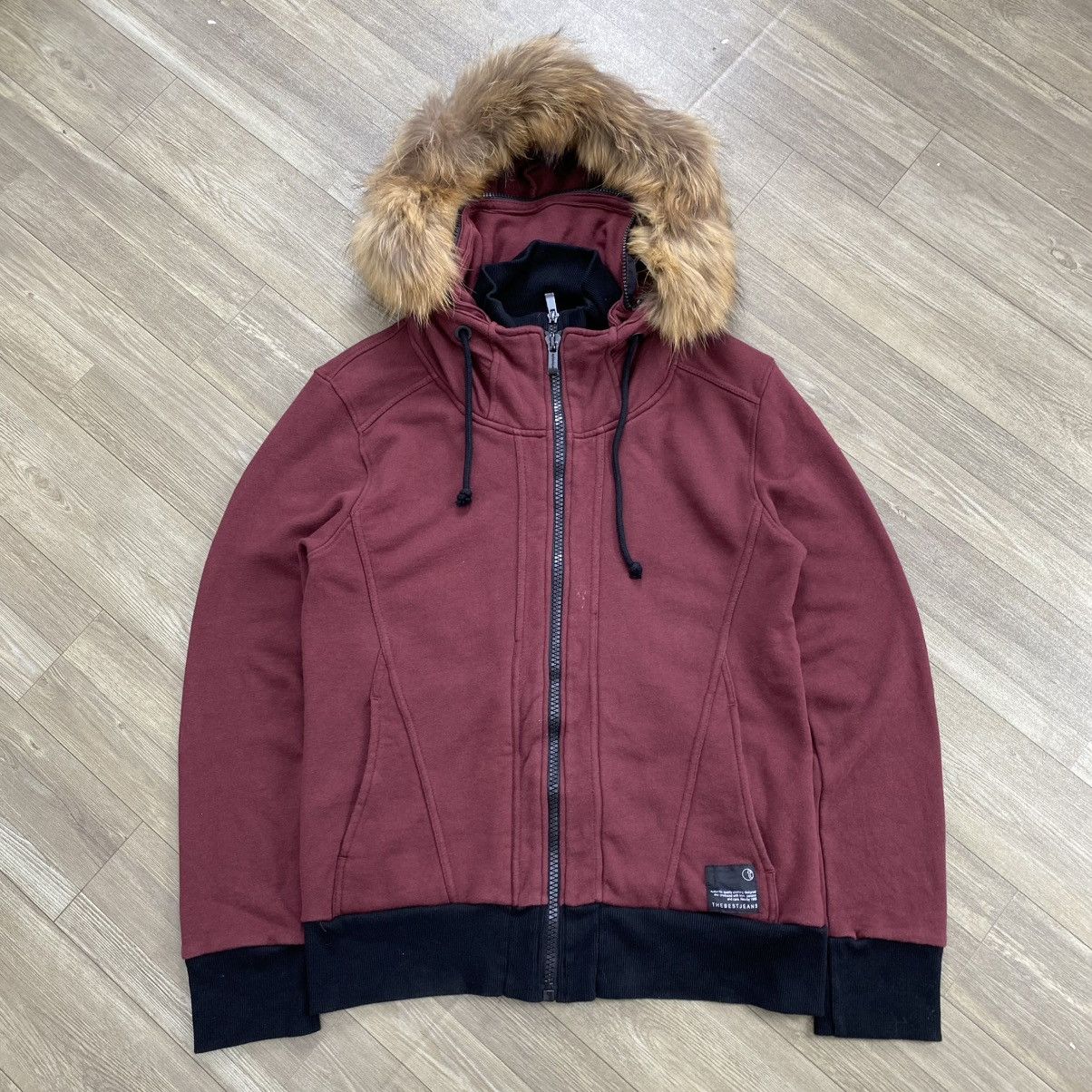 If Six Was Nine 2000s TBJ Multizipper Ifsix Fur Bono Jacket Kmrii Lgb Style Size US M / EU 48-50 / 2 - 2 Thumbnail