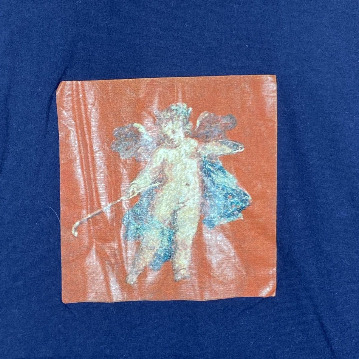 Vintage Vintage MIHO MUSEUM Fresco Fragment With Cupid Art Tee Shirt Size US L / EU 52-54 / 3 - 2 Thumbnail