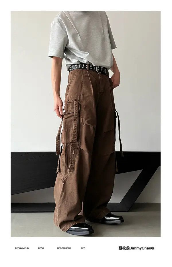 Jean Hoshikawa x Nami Multi Pocket Pleated Jeans Size US 32 / EU 48 - 6 Thumbnail