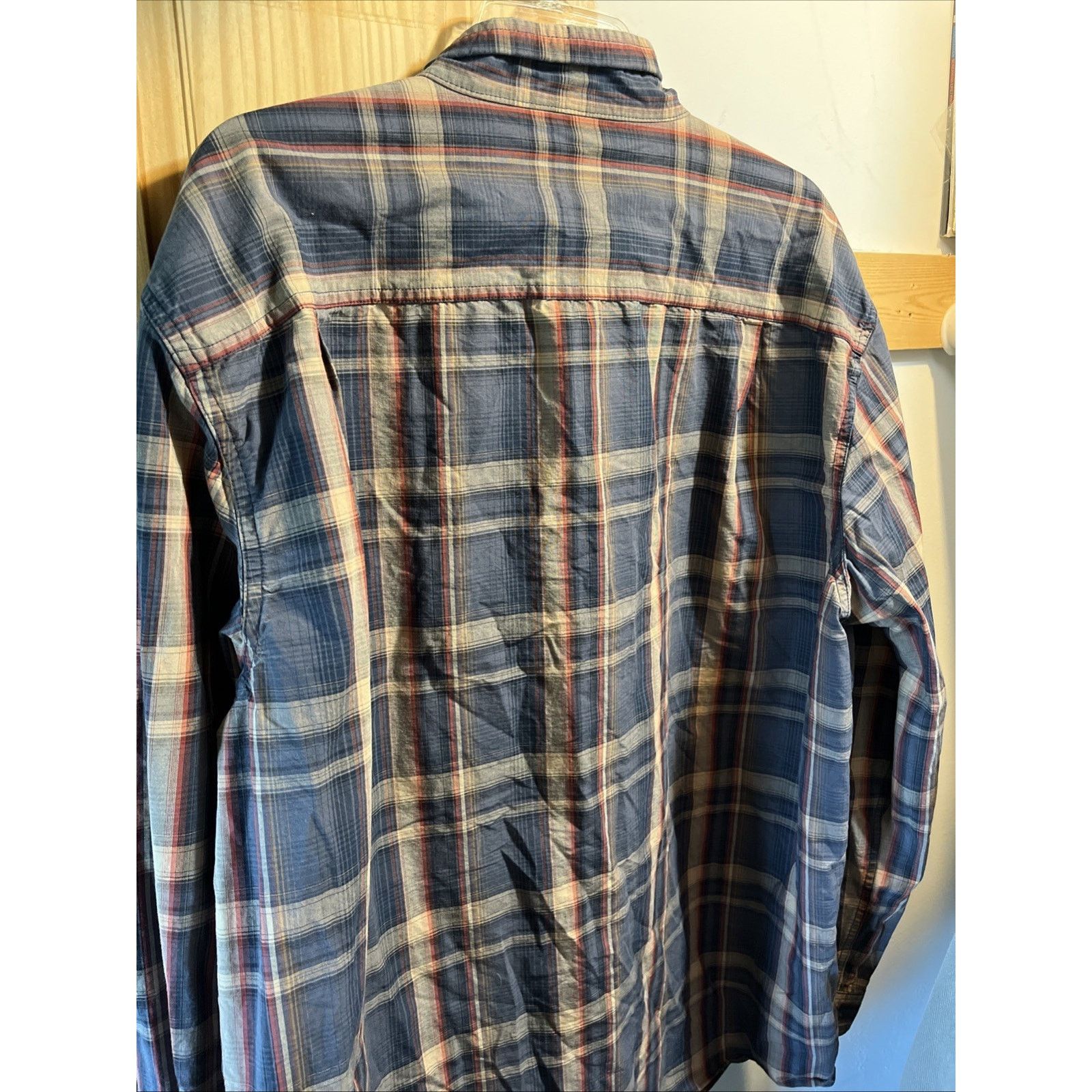Carhartt Carhartt Shirt Men XXLT Blue Brown Plaid Outdoor Relaxed Fit Size US XXL / EU 58 / 5 - 10 Thumbnail
