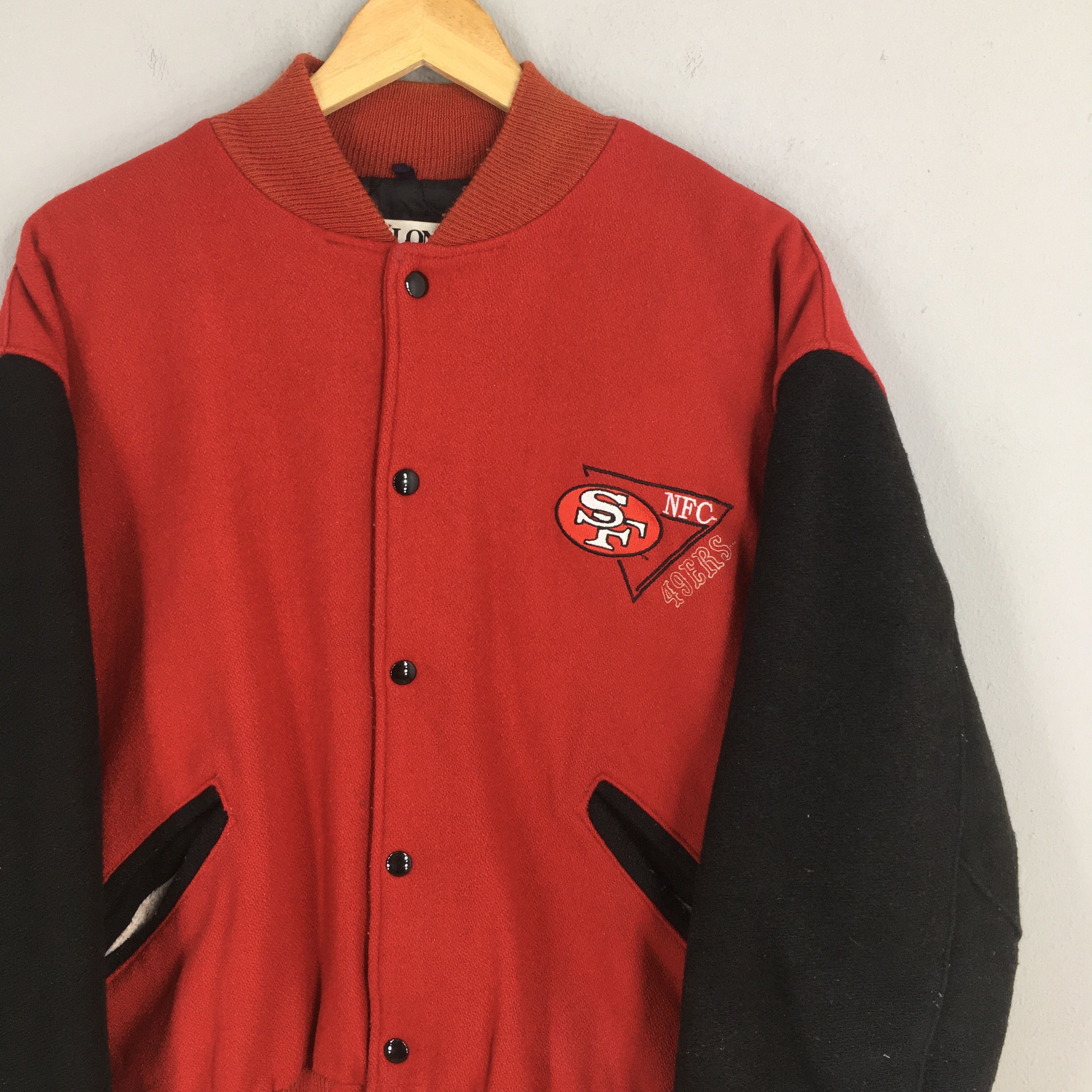 NFL Vintage San Francisco 49ers NFL Wool Varsity Jacket XL Size US XL / EU 56 / 4 - 4 Thumbnail